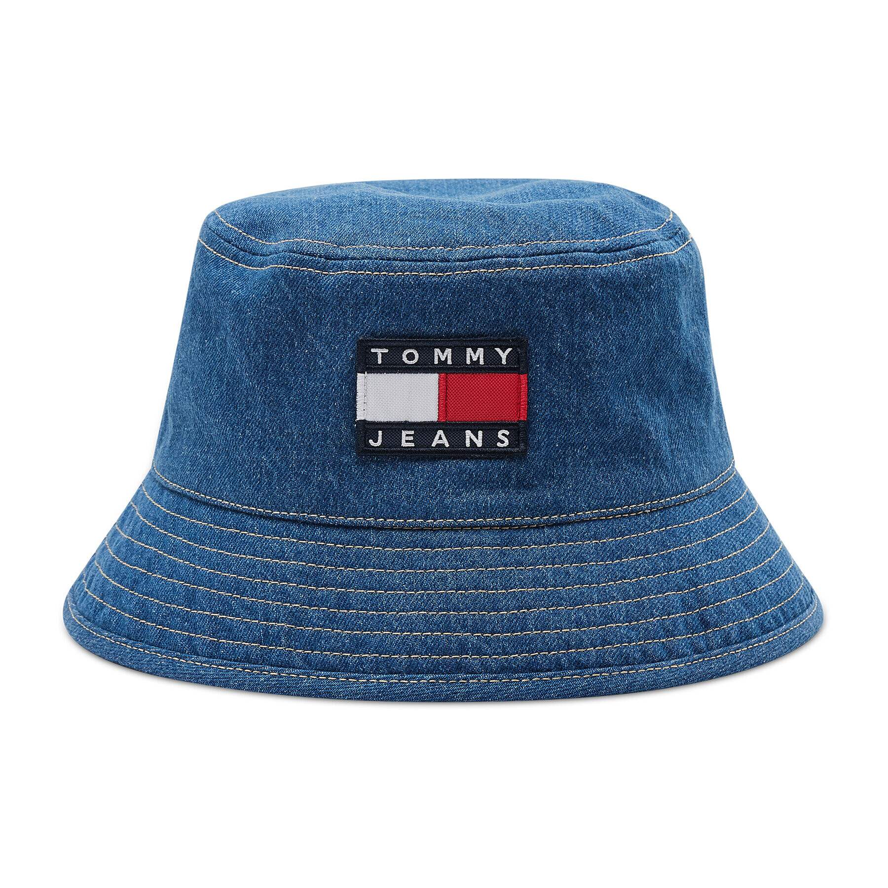 Tommy Jeans Капела Denim Bucket AM0AM09584 Син - Pepit.bg