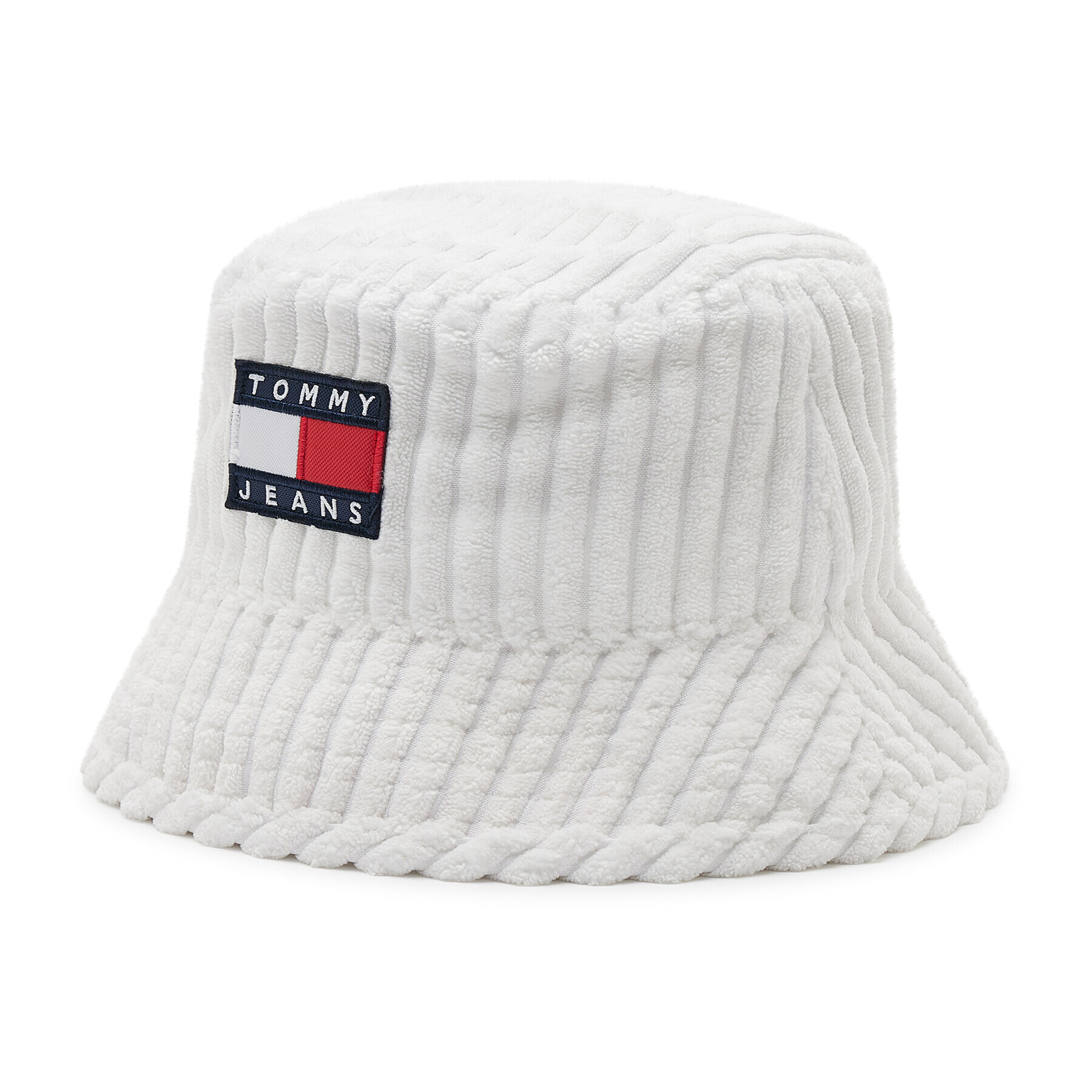 Tommy Jeans Капела Heritage Bucket AW0AW12425 Бял - Pepit.bg