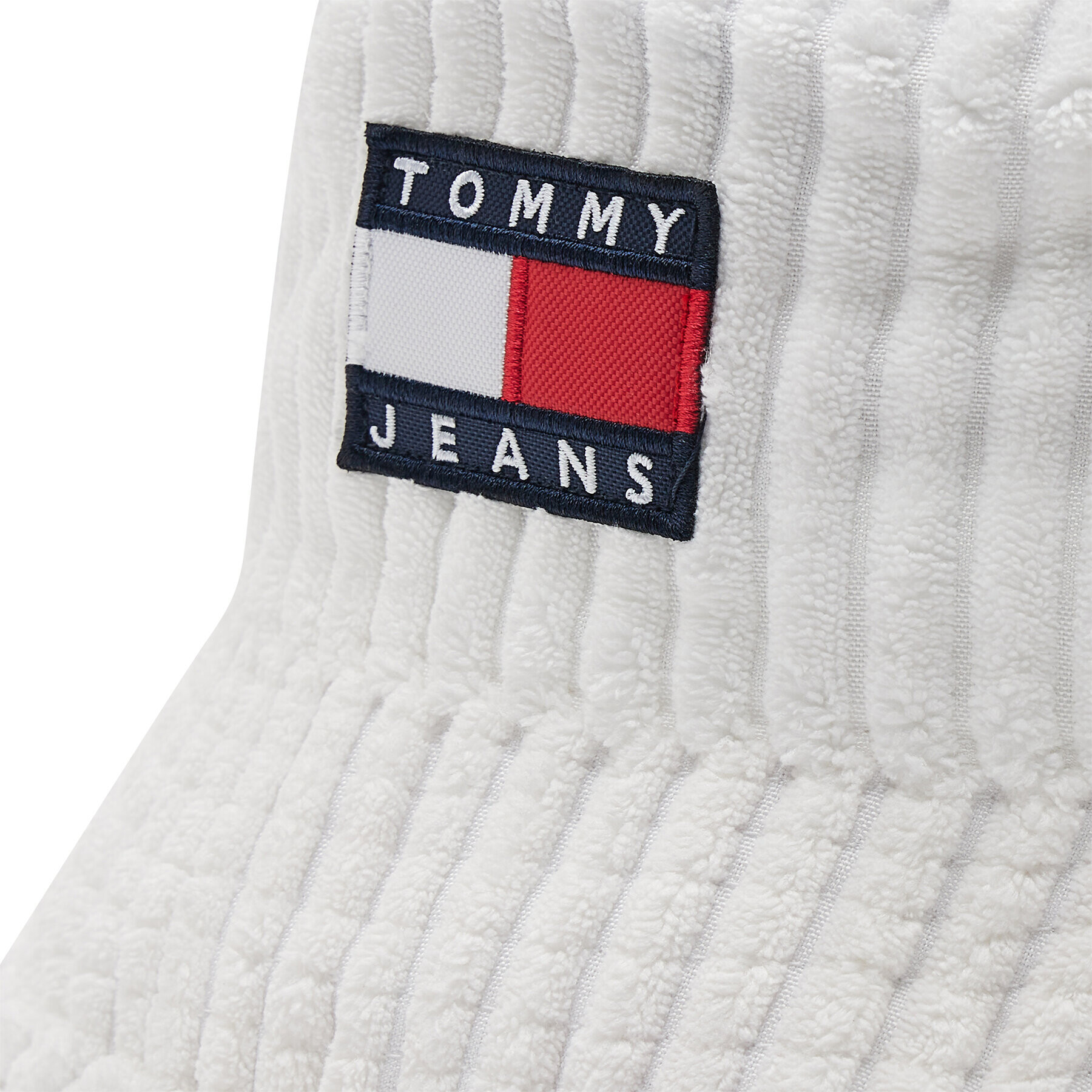 Tommy Jeans Капела Heritage Bucket AW0AW12425 Бял - Pepit.bg