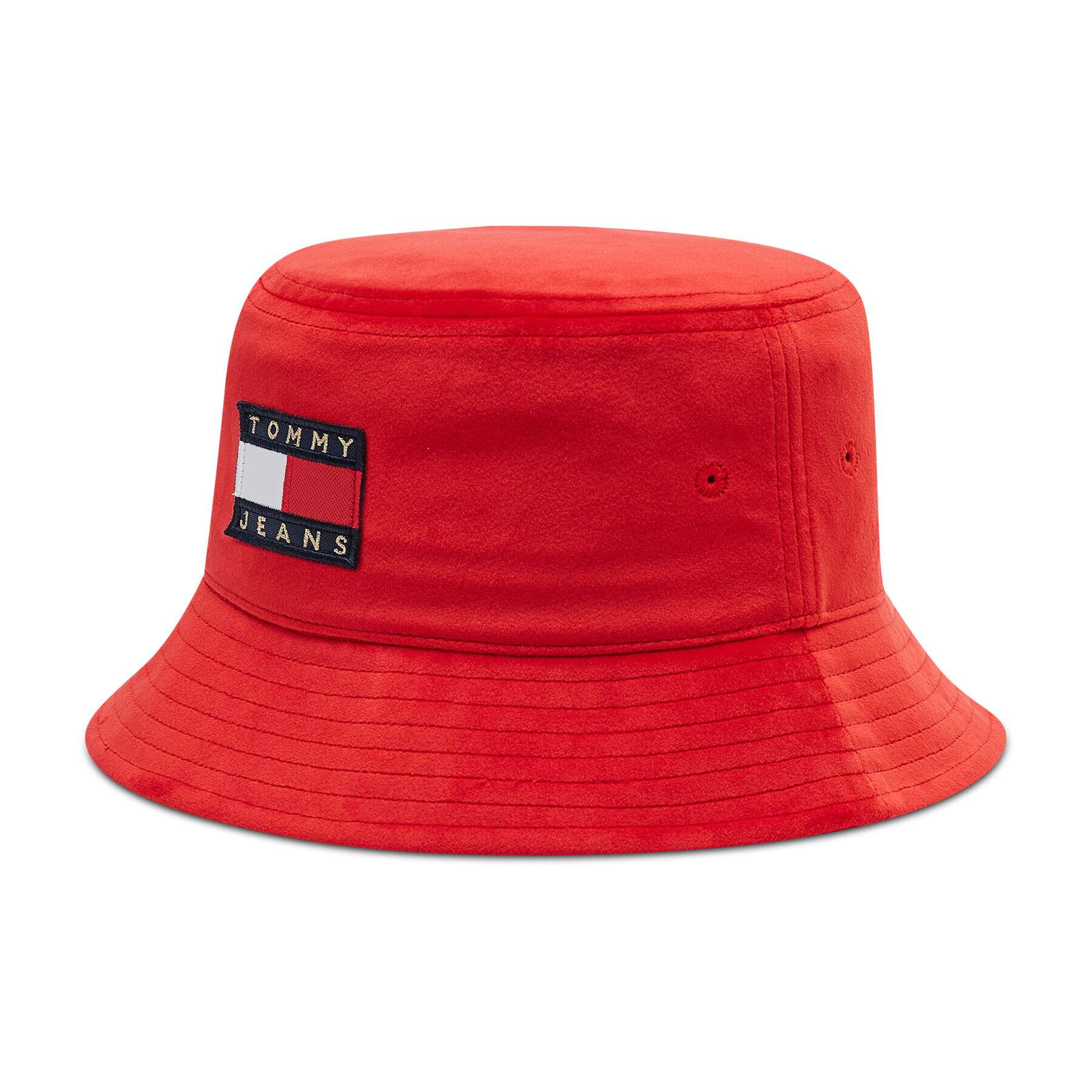 Tommy Jeans Капела Tjw Heritage Velvet Bucket AW0AW11096 Червен - Pepit.bg