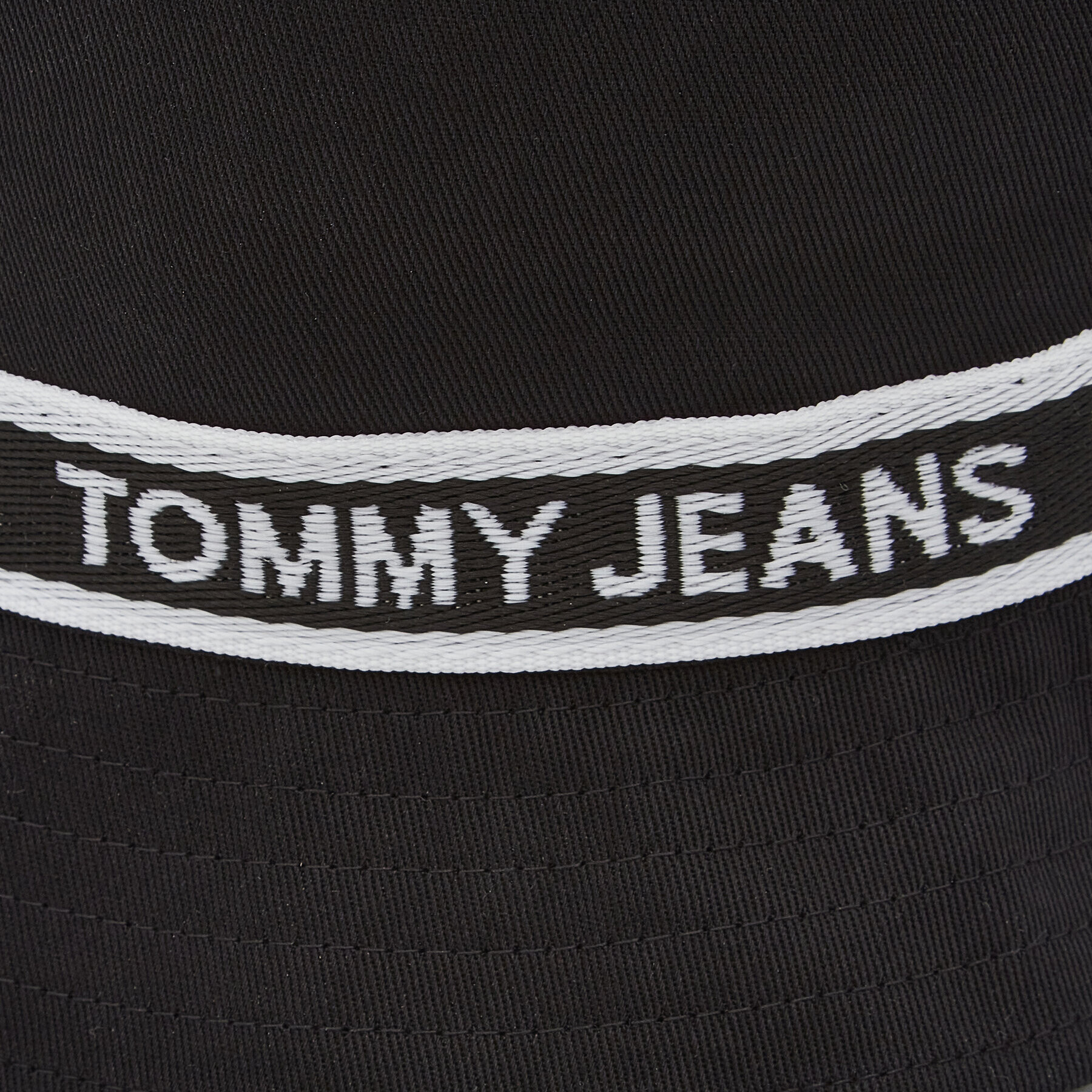 Tommy Jeans Капела Tjw Mini Logo Tape Bucket AW0AW09768 Черен - Pepit.bg