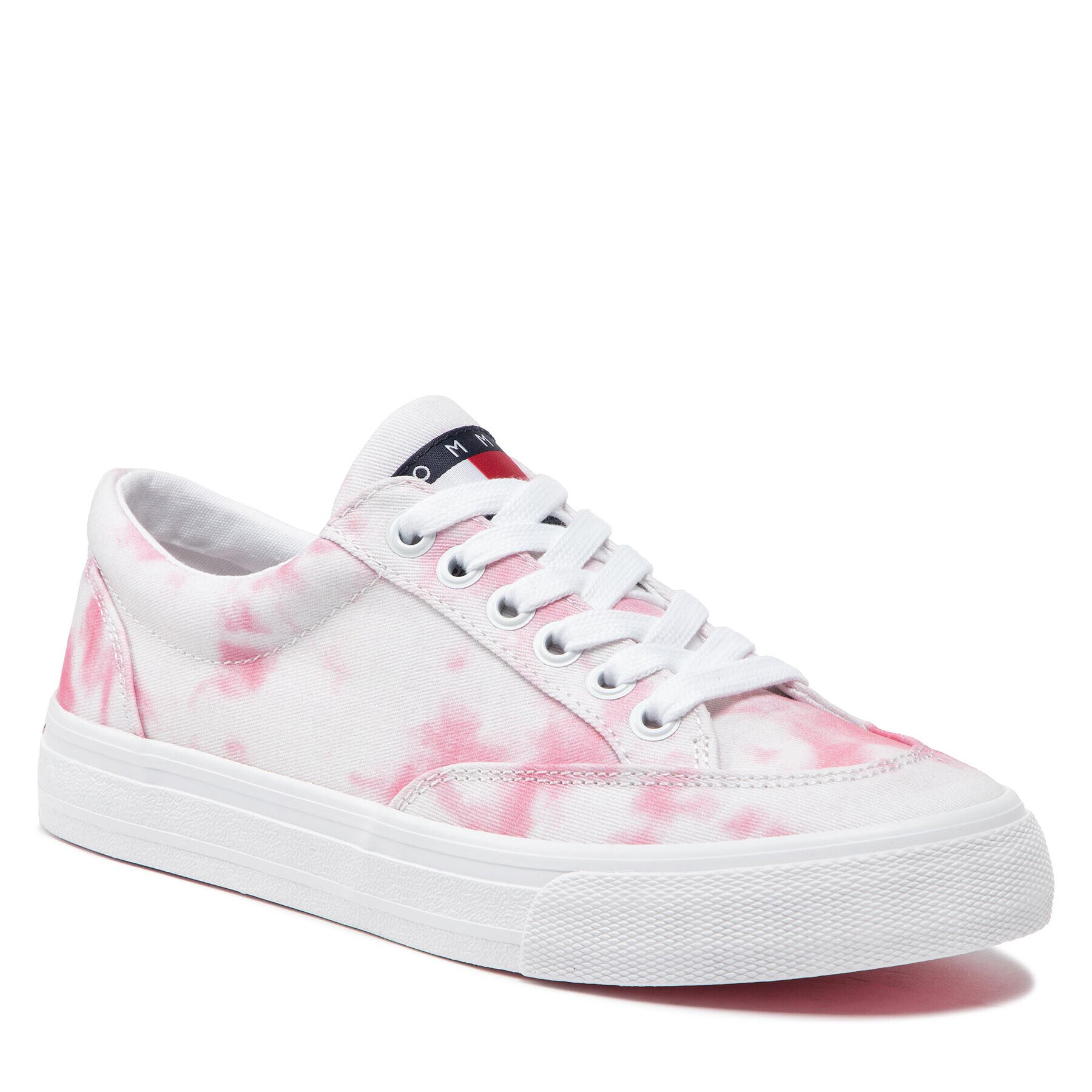 Tommy Jeans Кецове Bloom Print Low Cut EN0EN01872 Бял - Pepit.bg