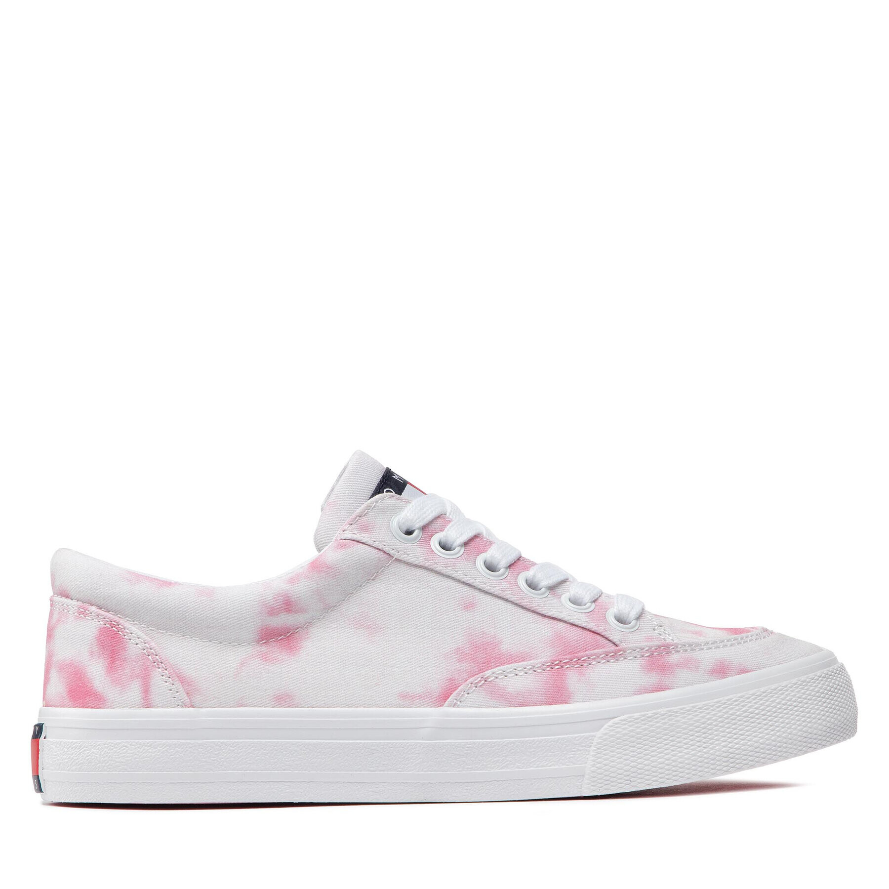 Tommy Jeans Кецове Bloom Print Low Cut EN0EN01872 Бял - Pepit.bg