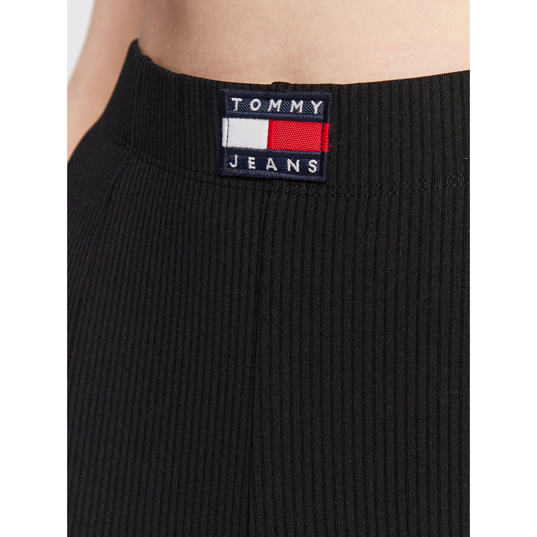 Tommy Jeans Клин Center Badge DW0DW14988 Черен Slim Fit - Pepit.bg