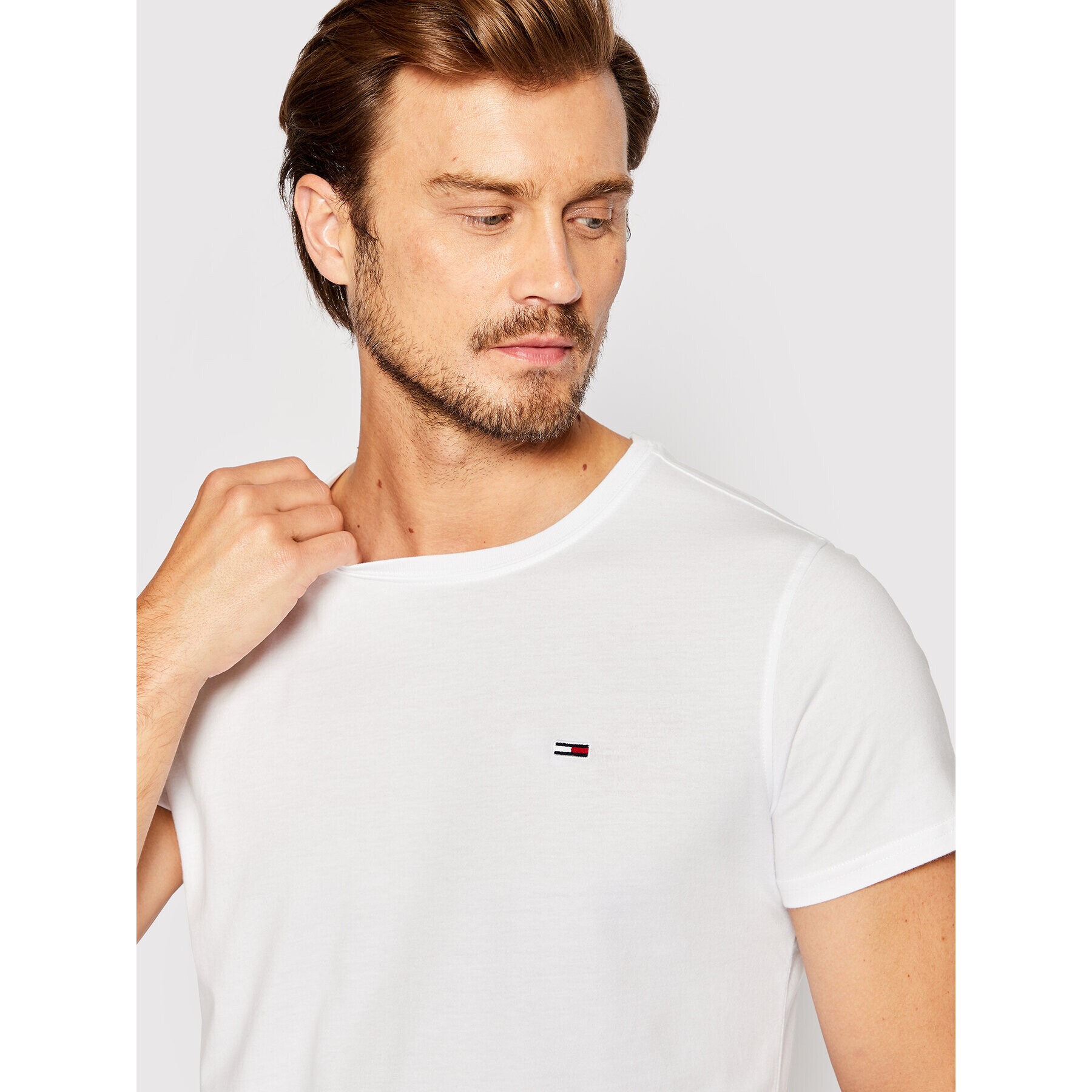 Tommy Jeans Комплект 2 тишъртки DM0DM15381 Цветен Slim Fit - Pepit.bg