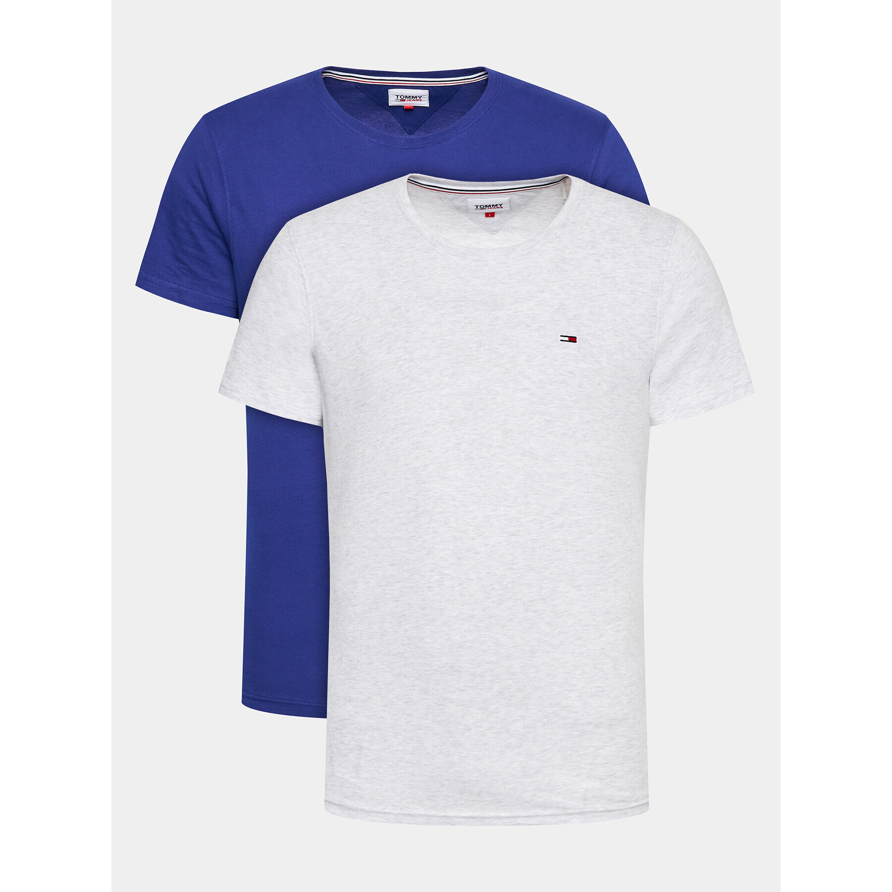 Tommy Jeans Комплект 2 тишъртки DM0DM15381 Цветен Slim Fit - Pepit.bg