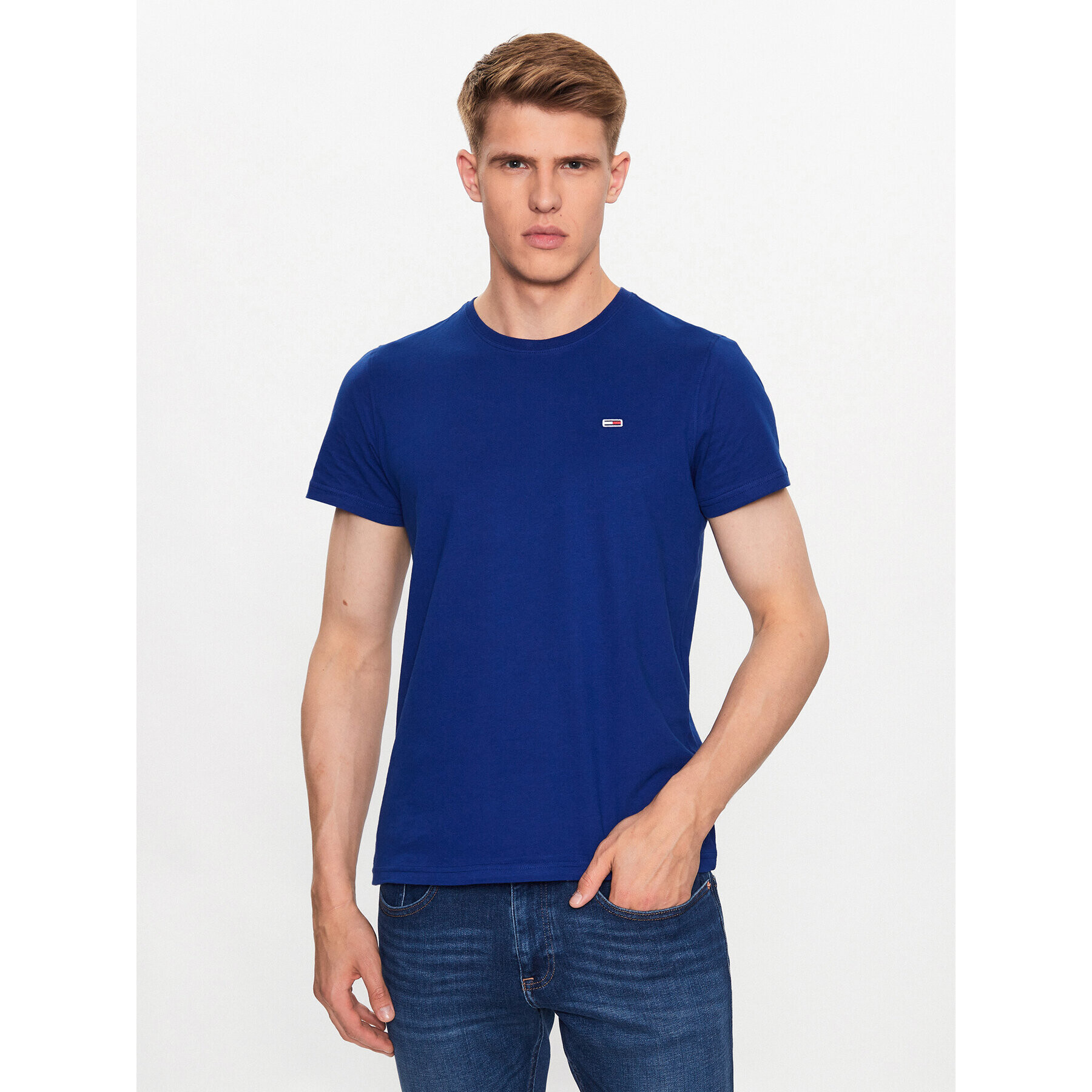 Tommy Jeans Комплект 2 тишъртки DM0DM15381 Цветен Slim Fit - Pepit.bg