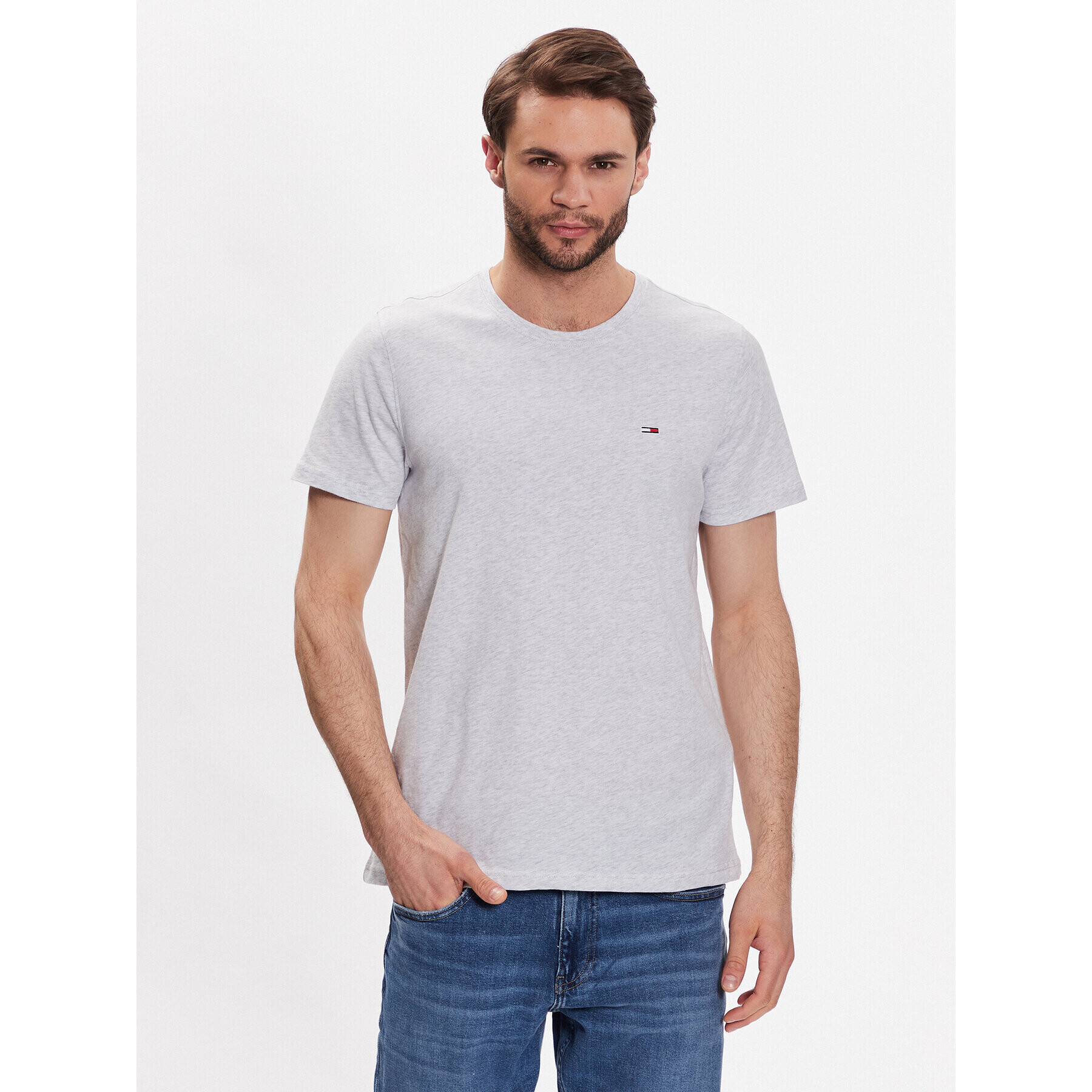 Tommy Jeans Комплект 2 тишъртки DM0DM15381 Цветен Slim Fit - Pepit.bg