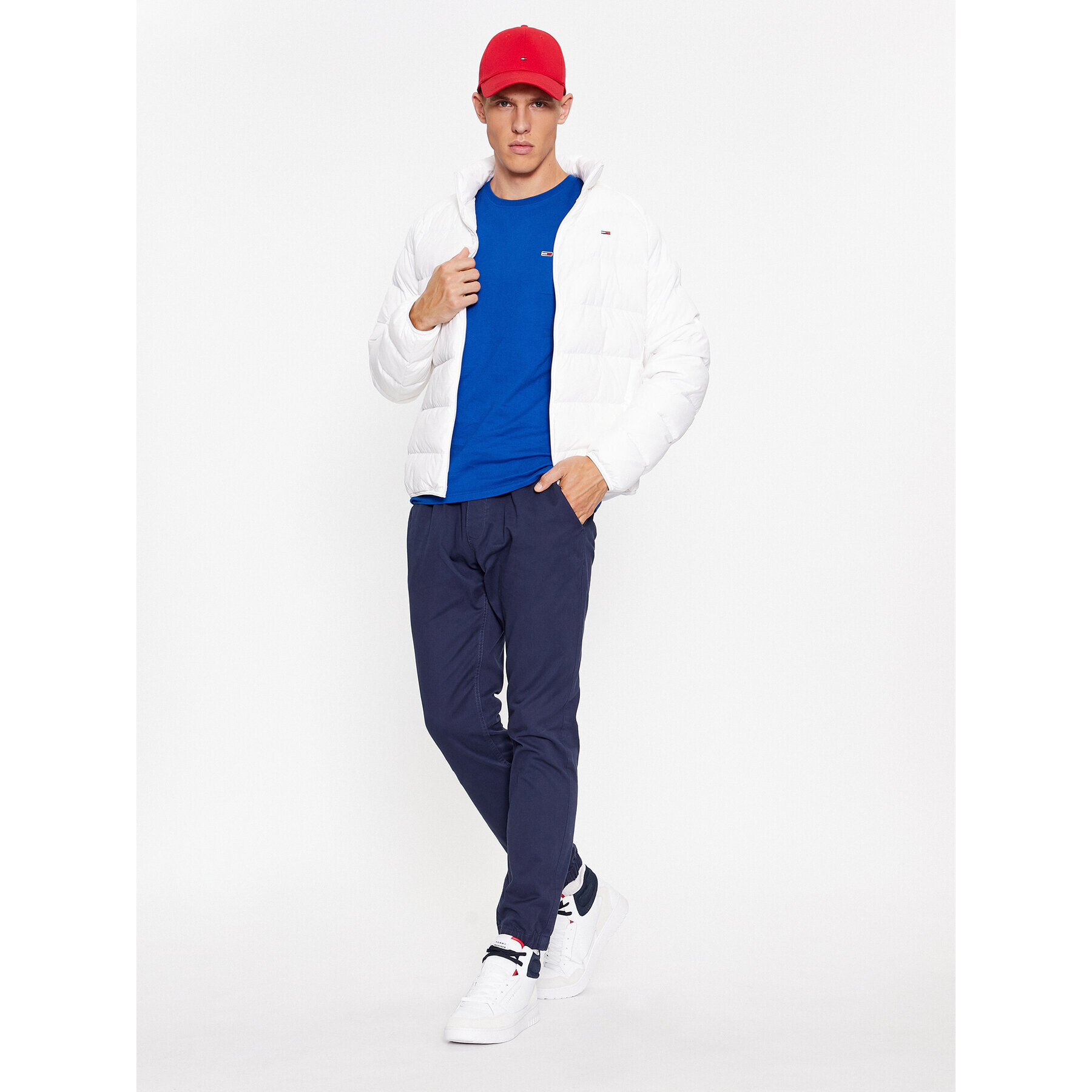 Tommy Jeans Комплект 2 тишъртки DM0DM15381 Цветен Slim Fit - Pepit.bg