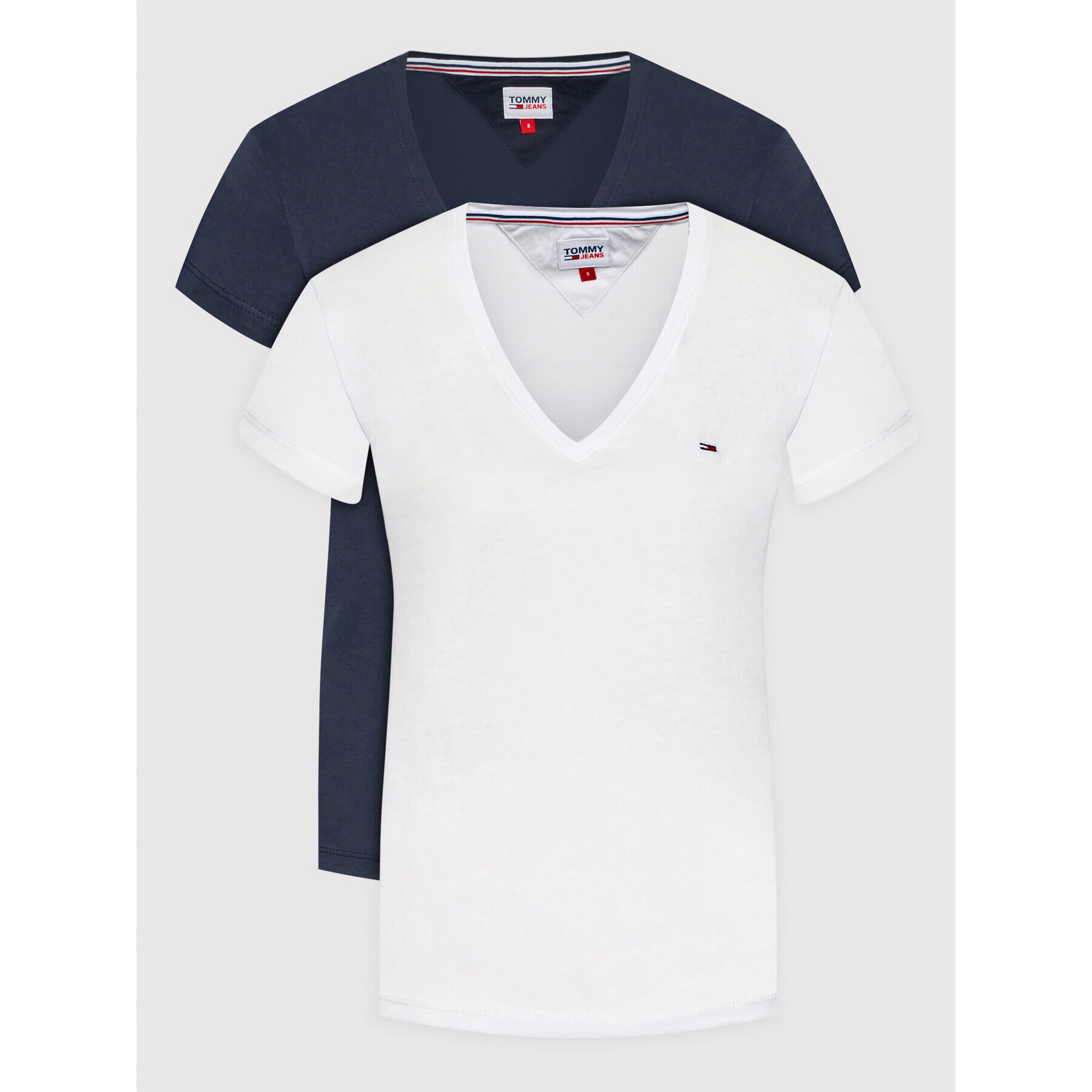 Tommy Jeans Комплект 2 тишъртки Soft DW0DW11458 Цветен Regular Fit - Pepit.bg