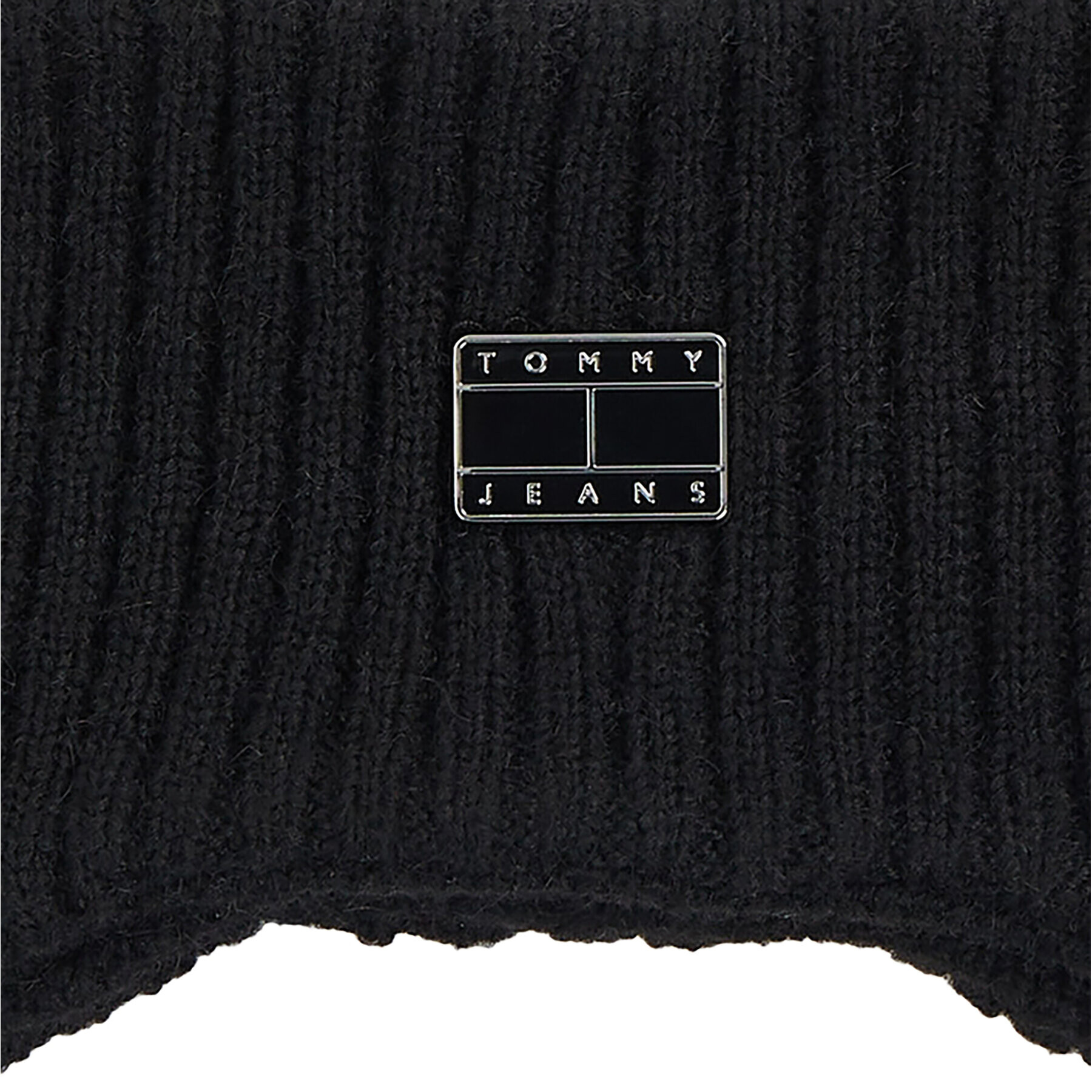 Tommy Jeans Лента за глава Tjw Cosy Knit Headband AW0AW15467 Черен - Pepit.bg