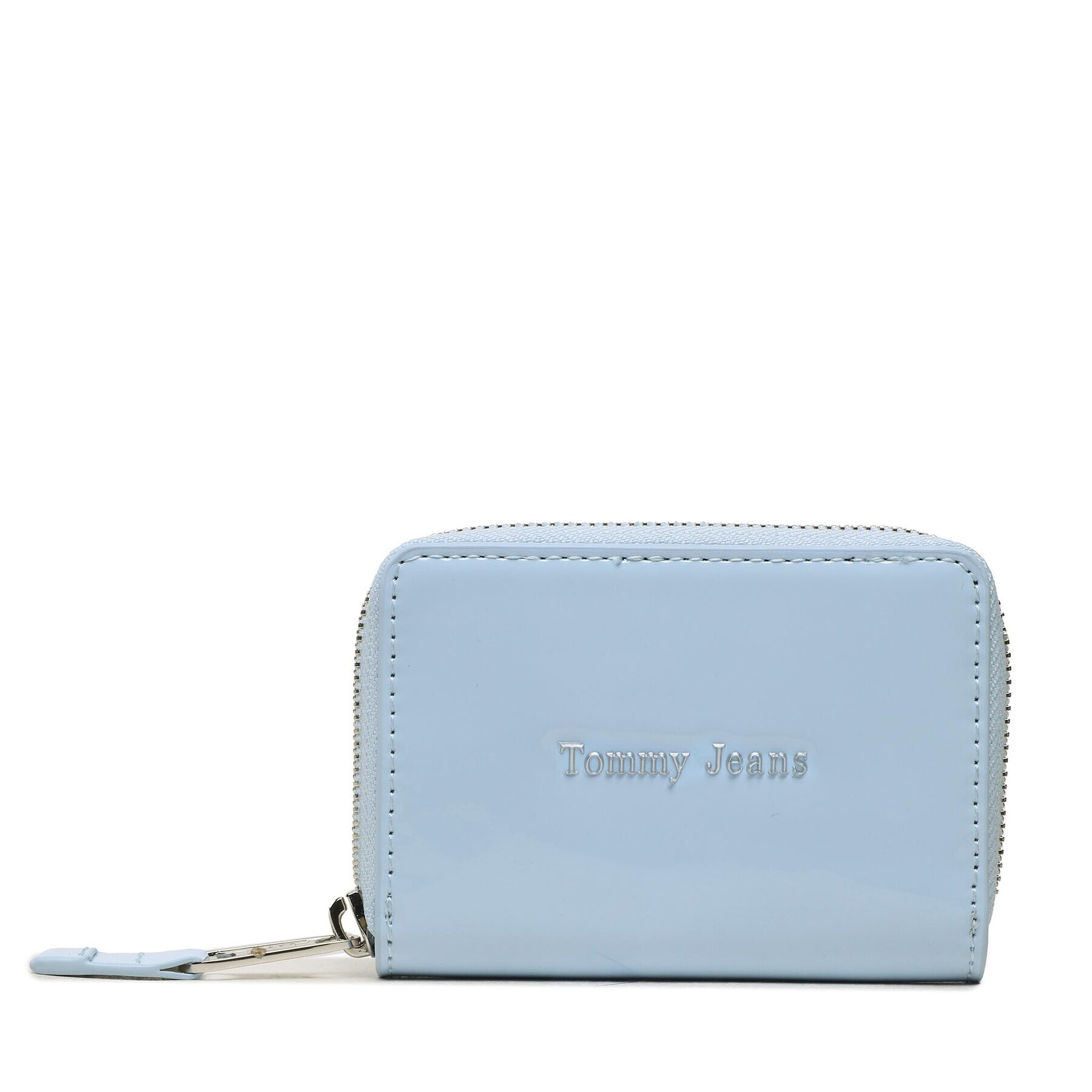 Tommy Jeans Малък дамски портфейл Tjw Must Small Za Patent AW0AW14974 Син - Pepit.bg