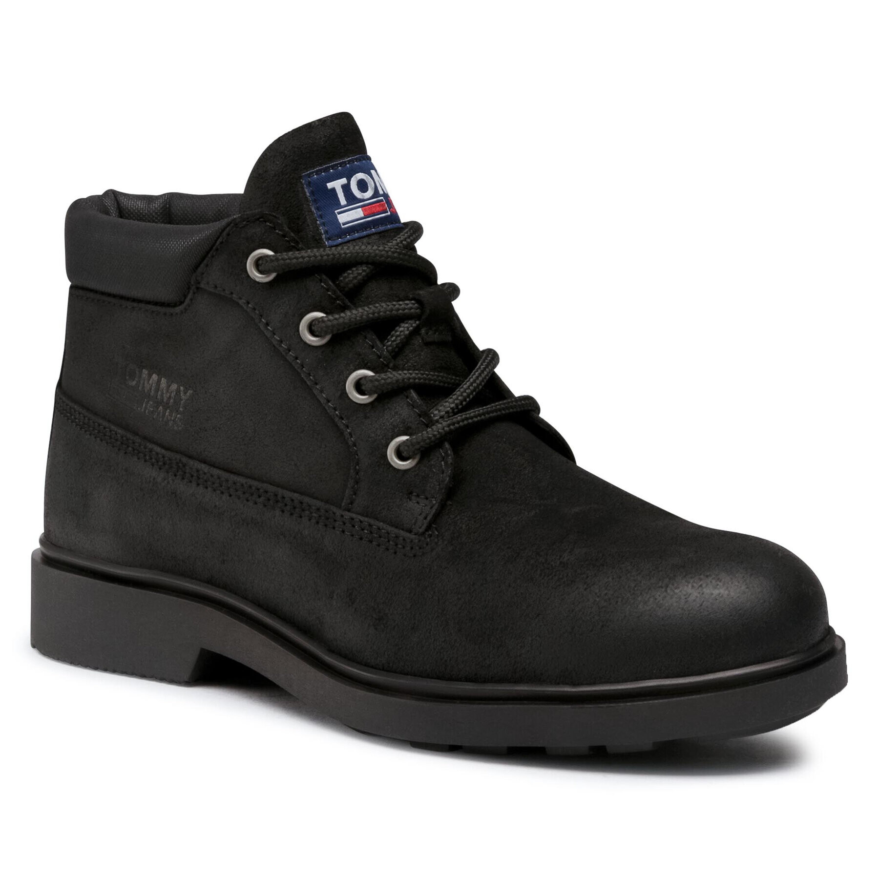 Tommy Jeans Обувки Low Cut Boot EM0EM00541 Черен - Pepit.bg