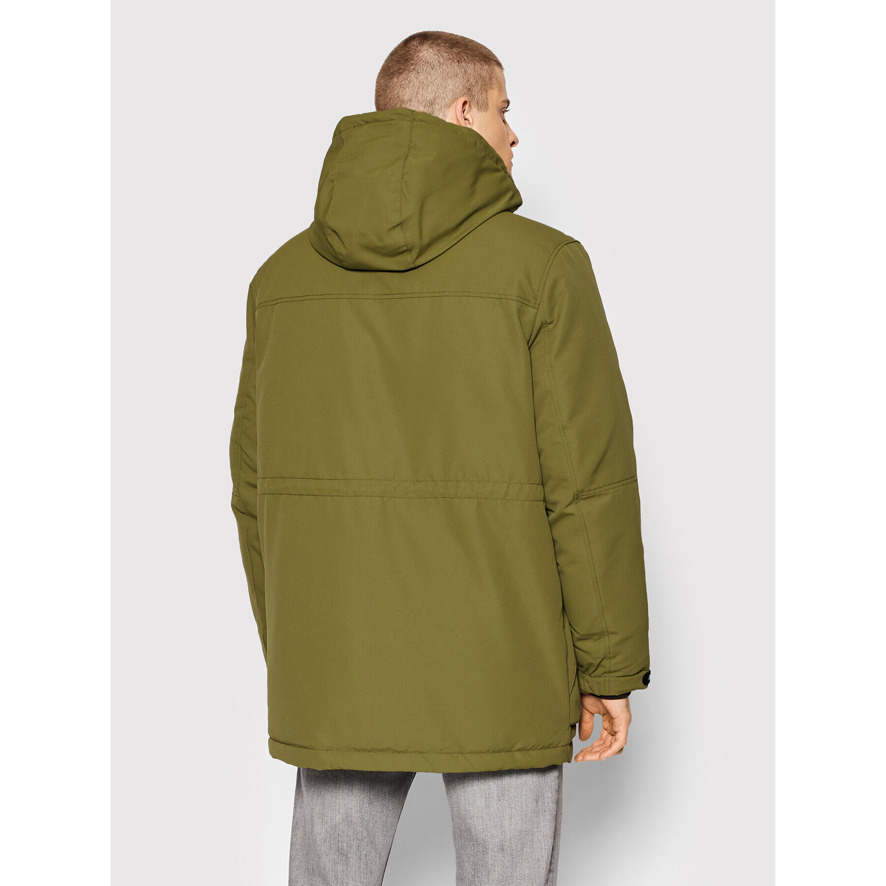 Tommy Jeans Парка Tech DM0DM11180 Зелен Regular Fit - Pepit.bg