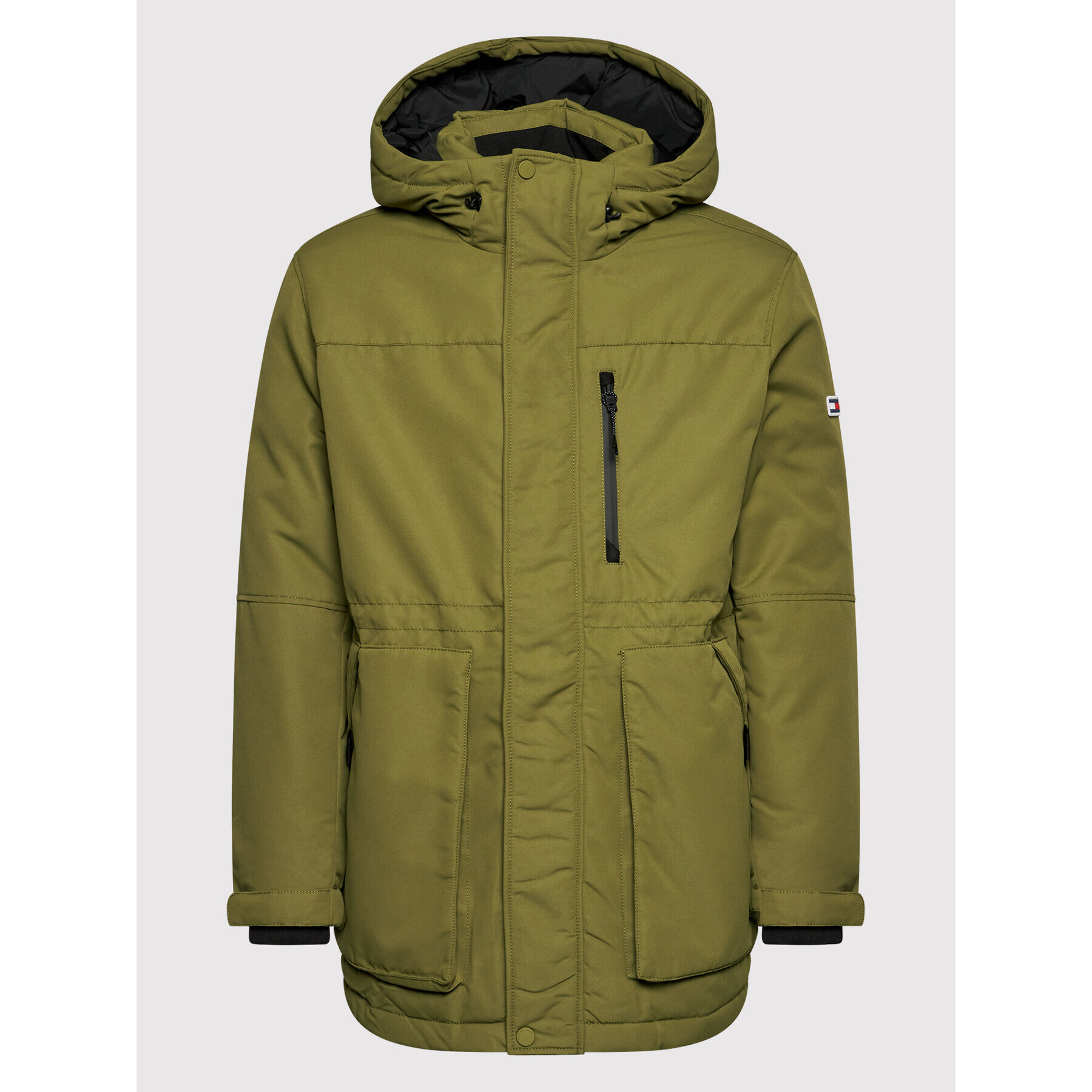 Tommy Jeans Парка Tech DM0DM11180 Зелен Regular Fit - Pepit.bg