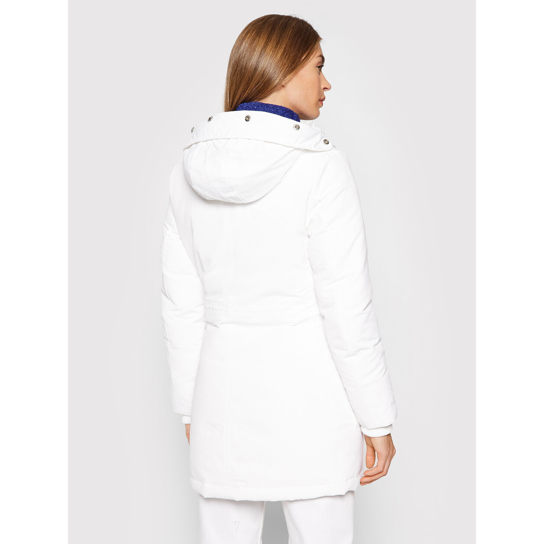 Tommy Jeans Парка Tjw Technical DW0DW11092 Бял Regular Fit - Pepit.bg