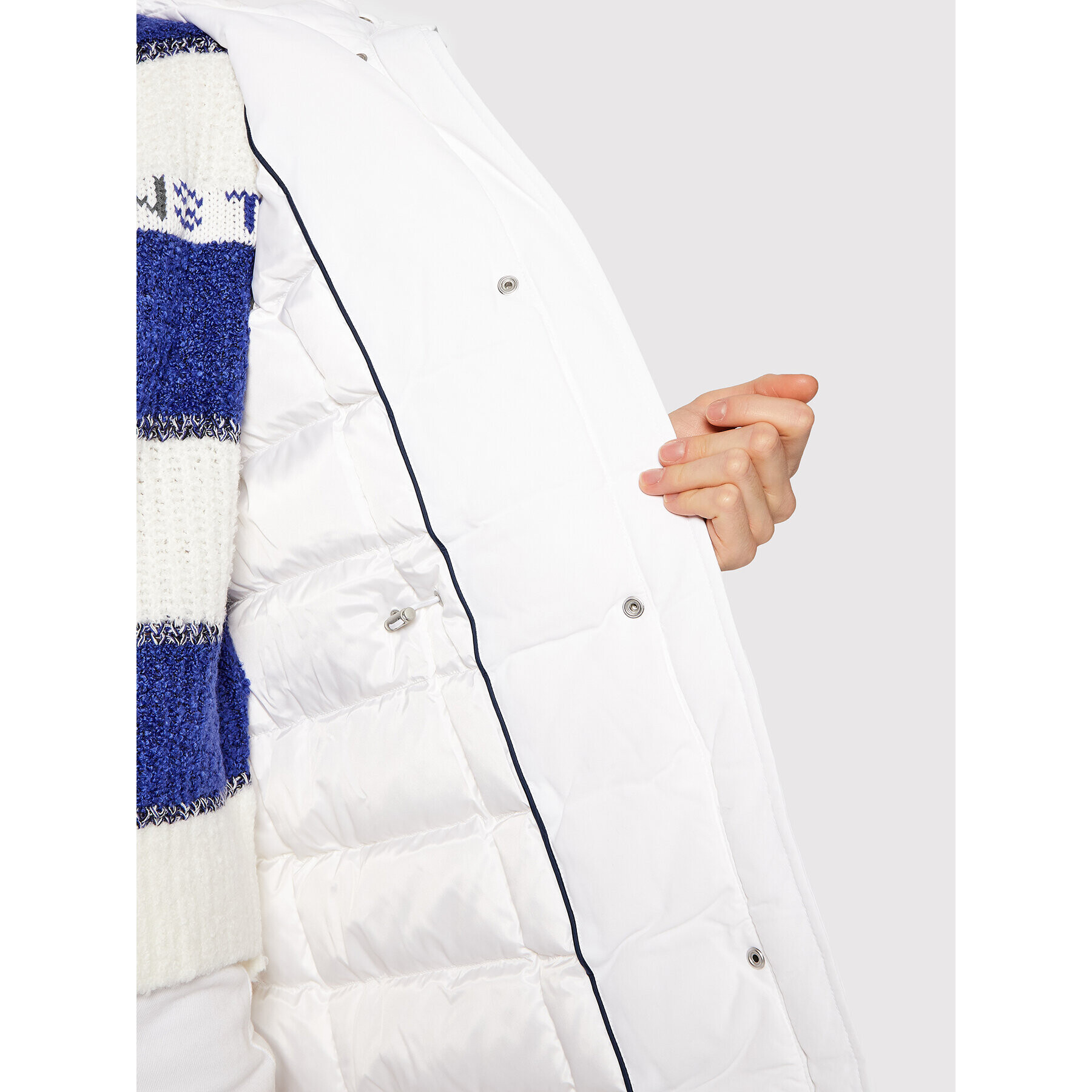 Tommy Jeans Парка Tjw Technical DW0DW11092 Бял Regular Fit - Pepit.bg