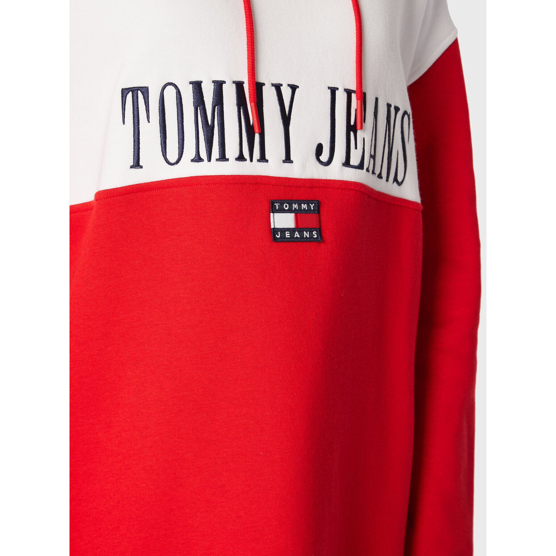 Tommy Jeans Плетена рокля Archive 1 DW0DW14399 Червен Regular Fit - Pepit.bg