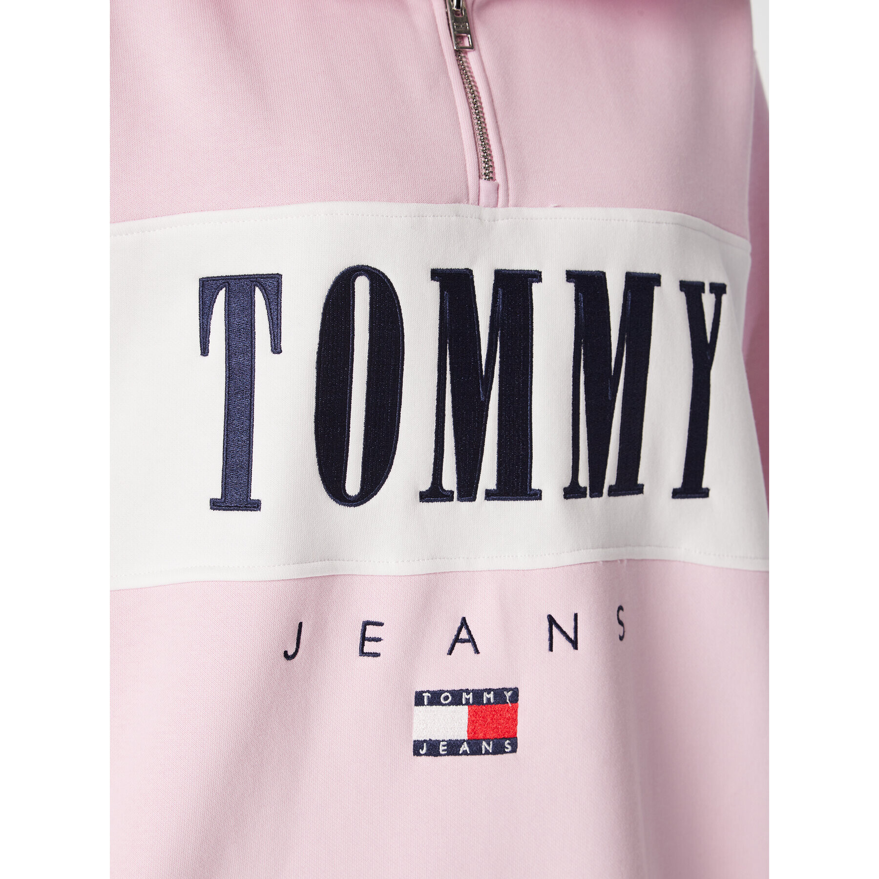 Tommy Jeans Плетена рокля Auth Serif 2 DW0DW14413 Розов Regular Fit - Pepit.bg