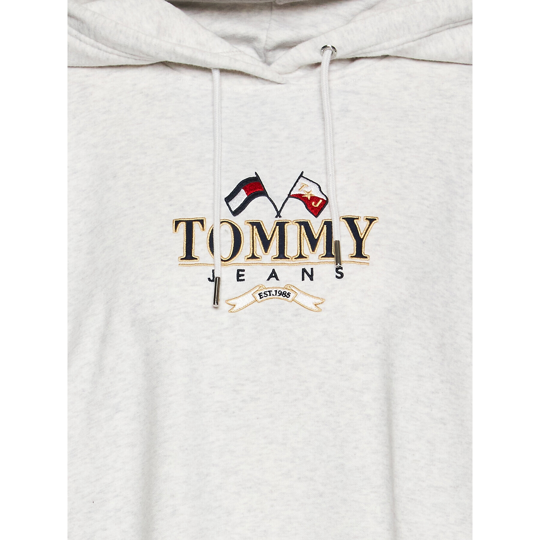 Tommy Jeans Плетена рокля DW0DW14405 Сив Relaxed Fit - Pepit.bg