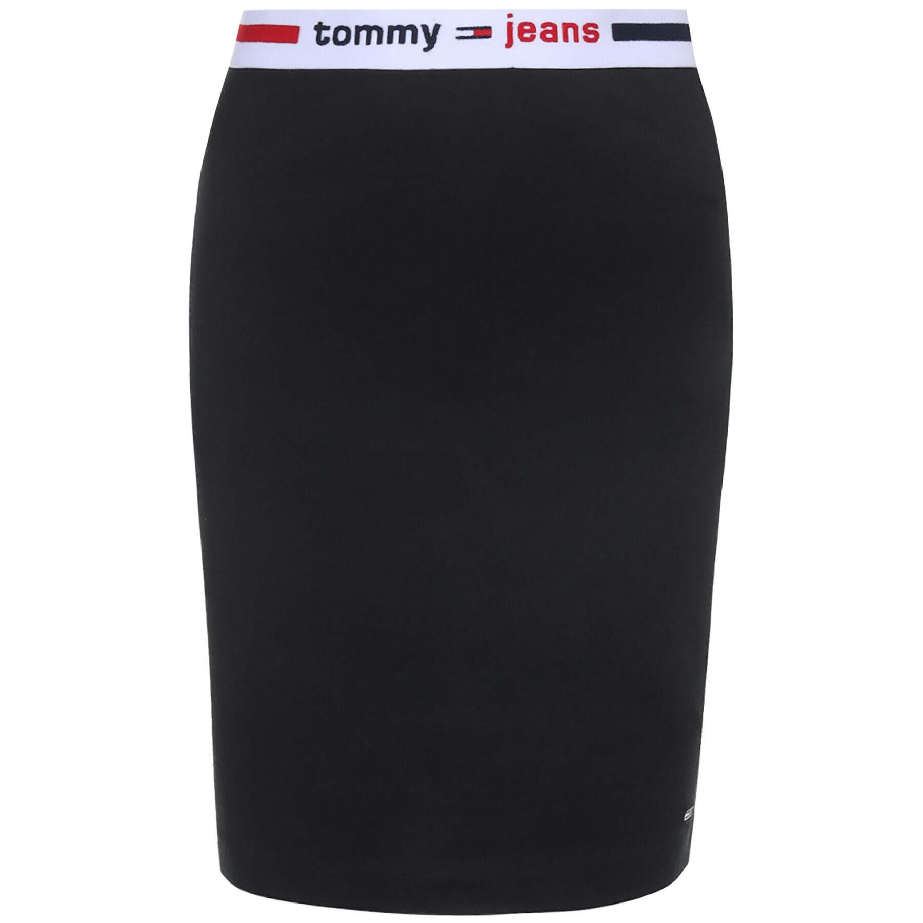 Tommy Jeans Пола тип молив Bodycon DW0DW08120 Черен Slim Fit - Pepit.bg