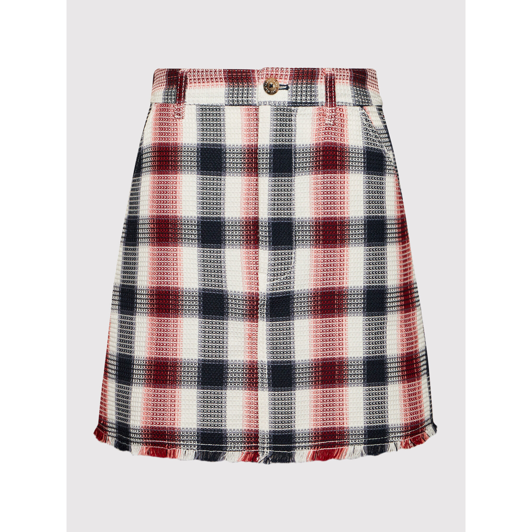 Tommy Jeans Пола тип трапец Waffle DW0DW11916 Цветен Regular Fit - Pepit.bg