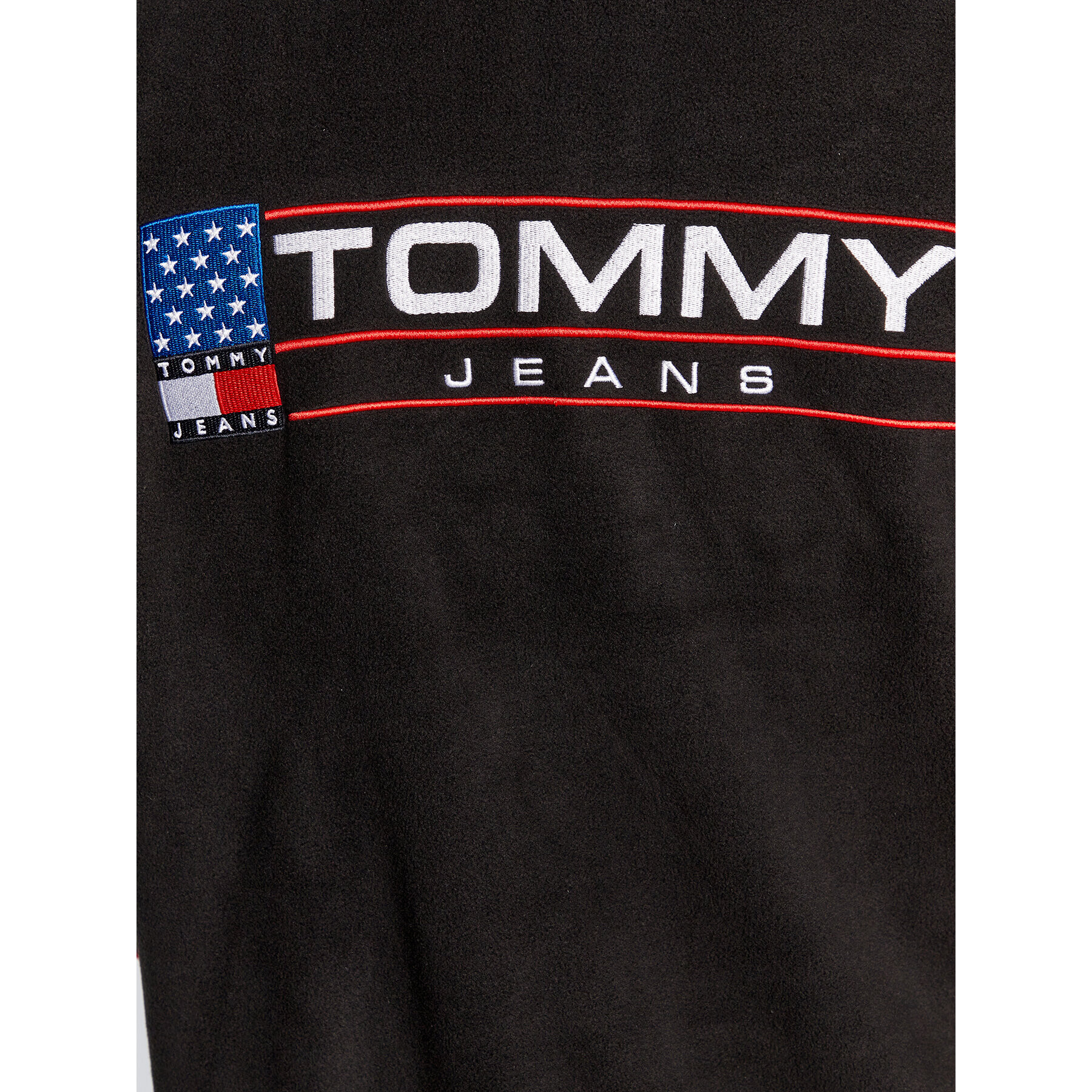 Tommy Jeans Полар Skater Modern Sport DM0DM15687 Черен Oversize - Pepit.bg