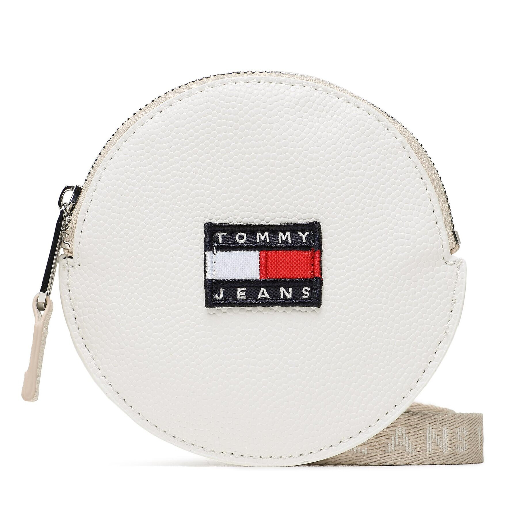 Tommy Jeans Портмоне Tjw Heritage Ball Hanging Coin AW0AW14573 Бял - Pepit.bg