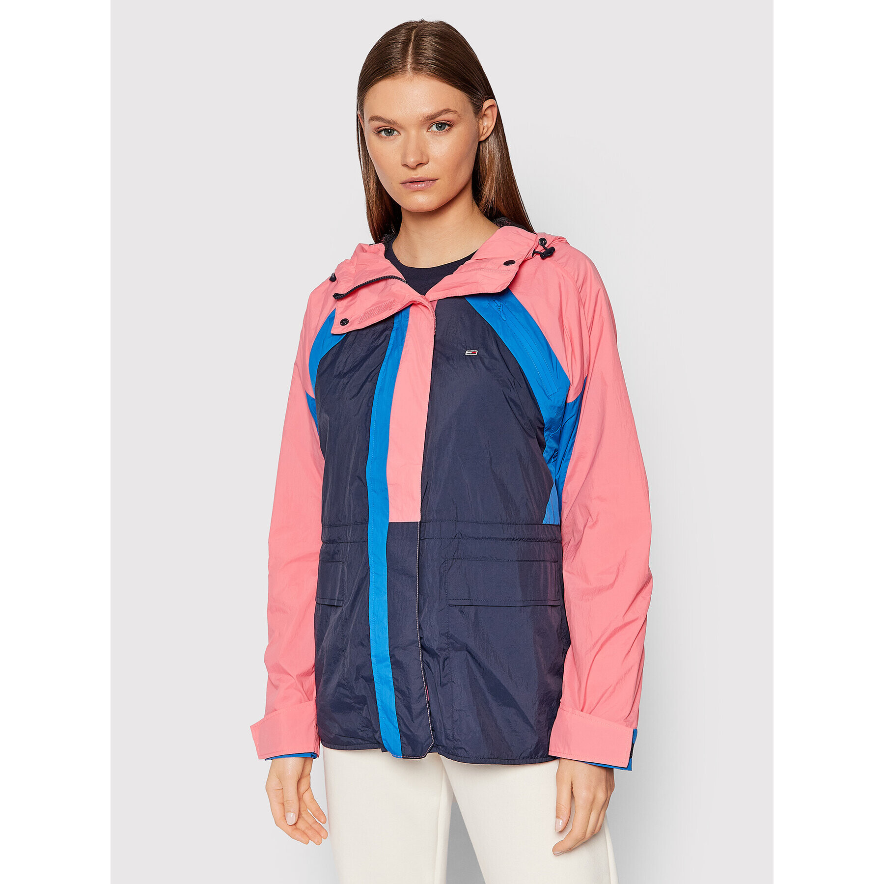 Tommy Jeans Преходно яке Colorblock Windbreaker DW0DW10485 Цветен Regular Fit - Pepit.bg