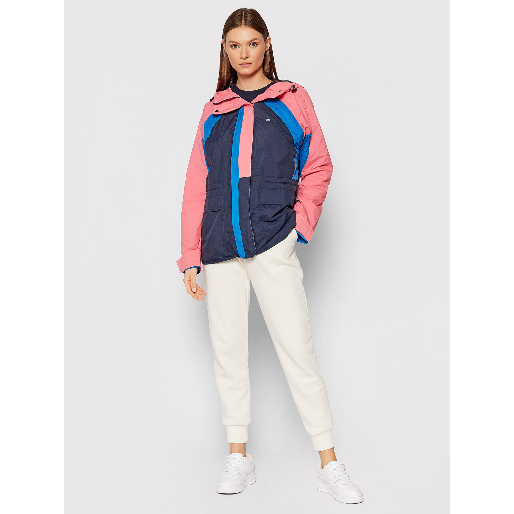 Tommy Jeans Преходно яке Colorblock Windbreaker DW0DW10485 Цветен Regular Fit - Pepit.bg