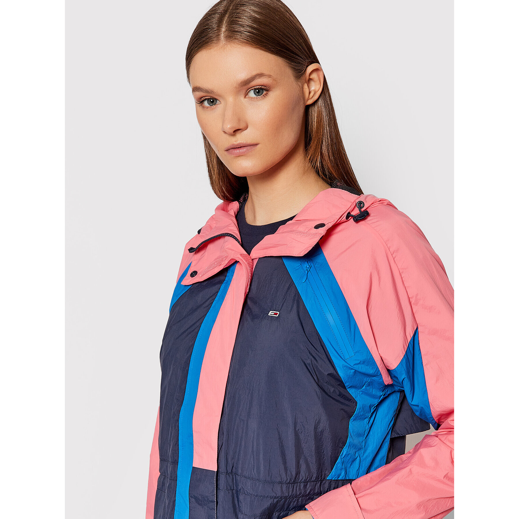 Tommy Jeans Преходно яке Colorblock Windbreaker DW0DW10485 Цветен Regular Fit - Pepit.bg