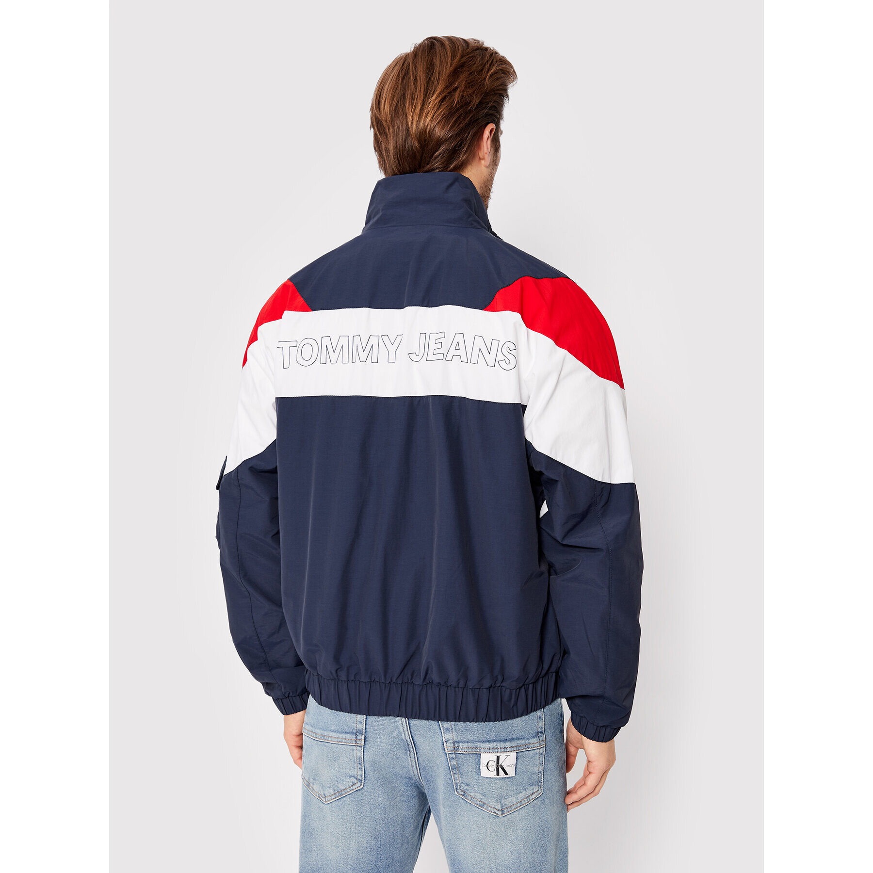 Tommy Jeans Преходно яке Tjm Archive DM0DM13058 Тъмносин Relaxed Fit - Pepit.bg