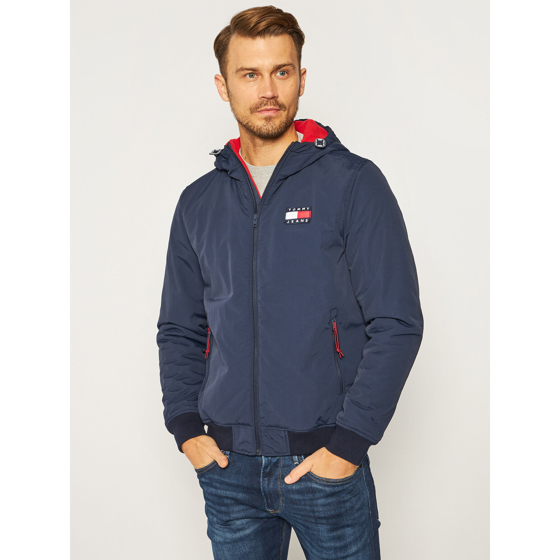 Tommy Jeans Преходно яке Tjm Padded DM0DM08460 Тъмносин Regular Fit - Pepit.bg