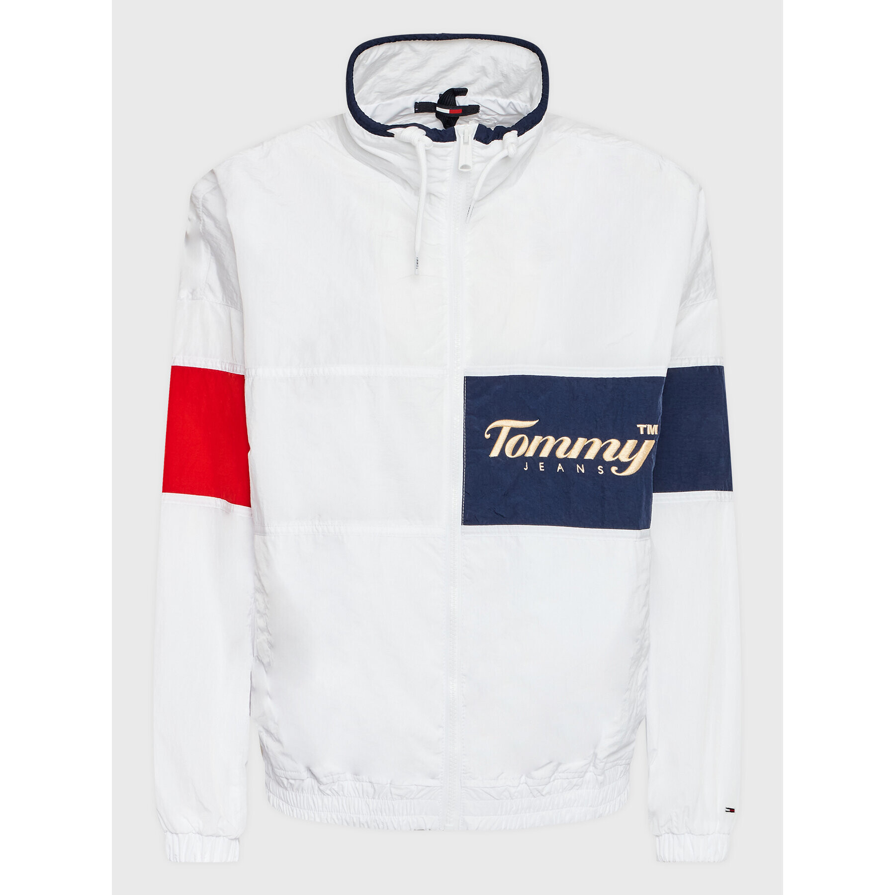 Tommy Jeans Преходно яке Archive Statement DW0DW13754 Бял Relaxed Fit - Pepit.bg