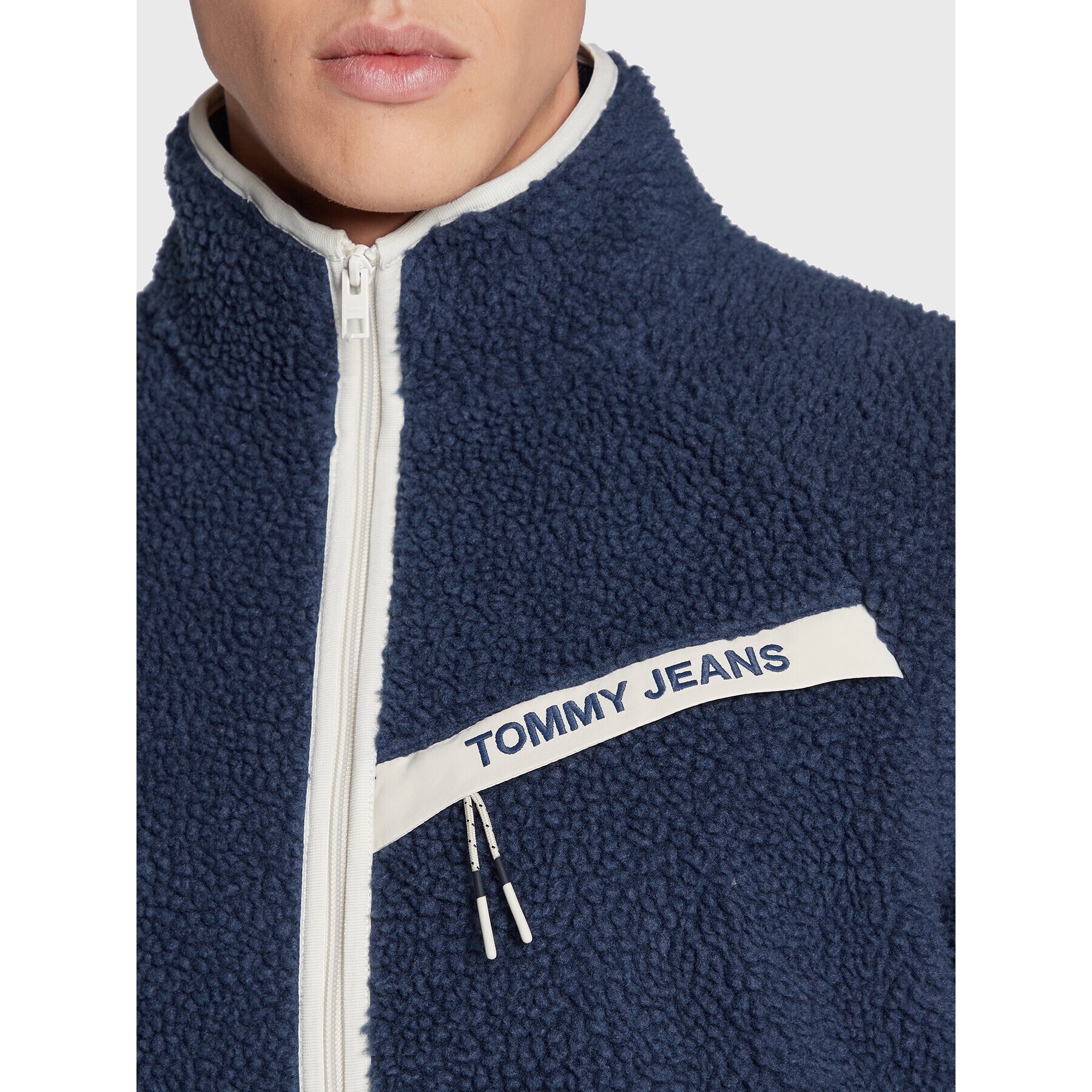 Tommy Jeans Преходно яке Binding DM0DM14459 Тъмносин Relaxed Fit - Pepit.bg