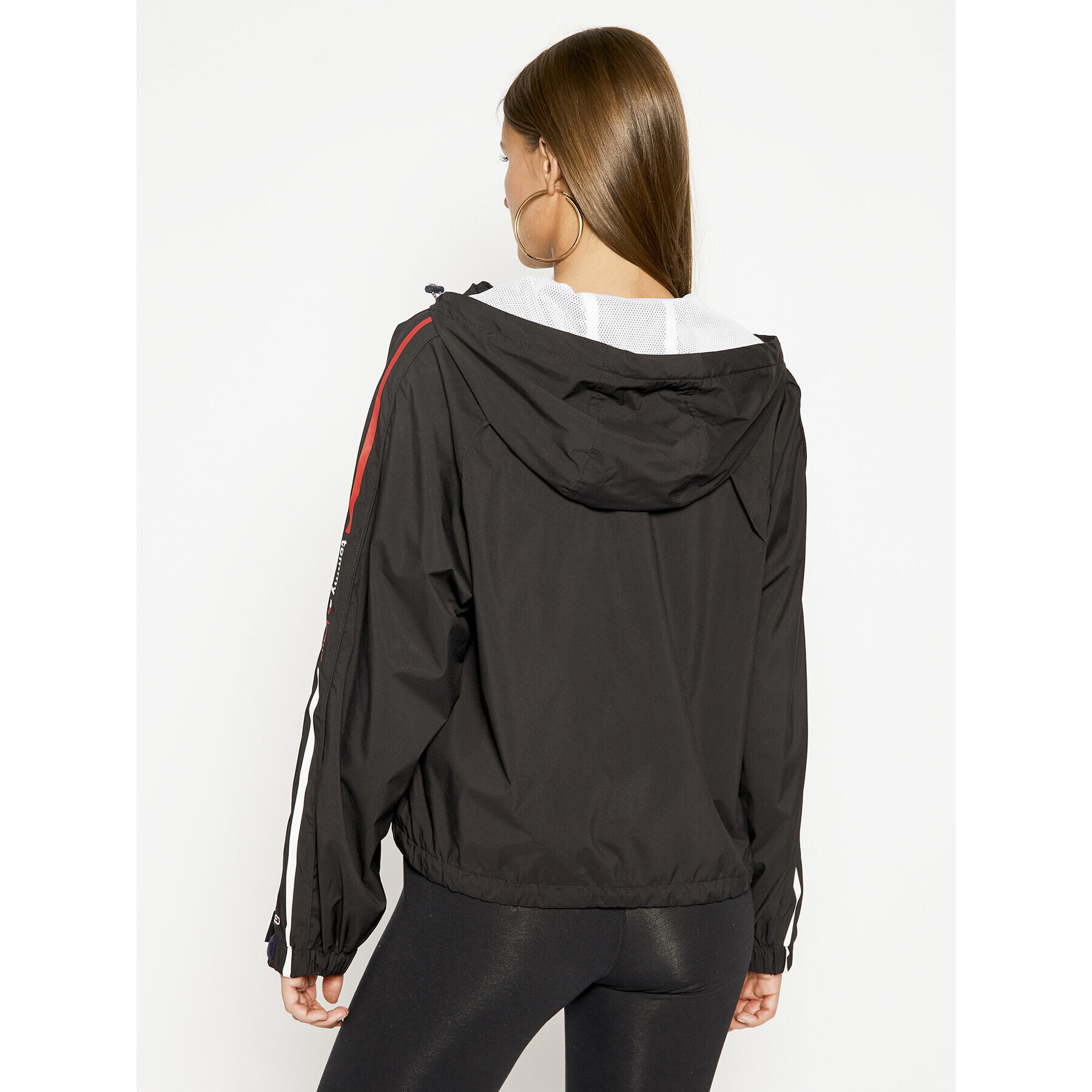Tommy Jeans Преходно яке Branded DW0DW08023 Черен Regular Fit - Pepit.bg