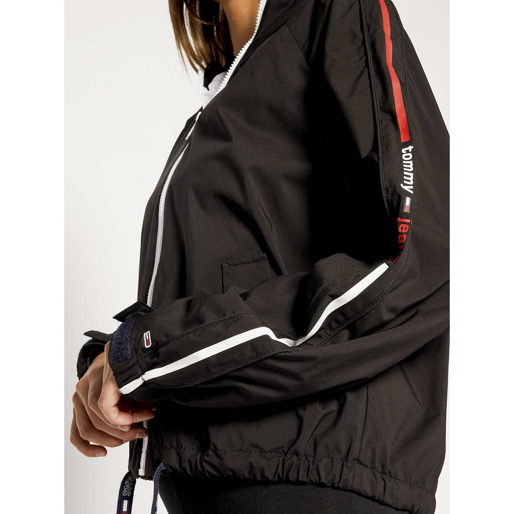 Tommy Jeans Преходно яке Branded DW0DW08023 Черен Regular Fit - Pepit.bg