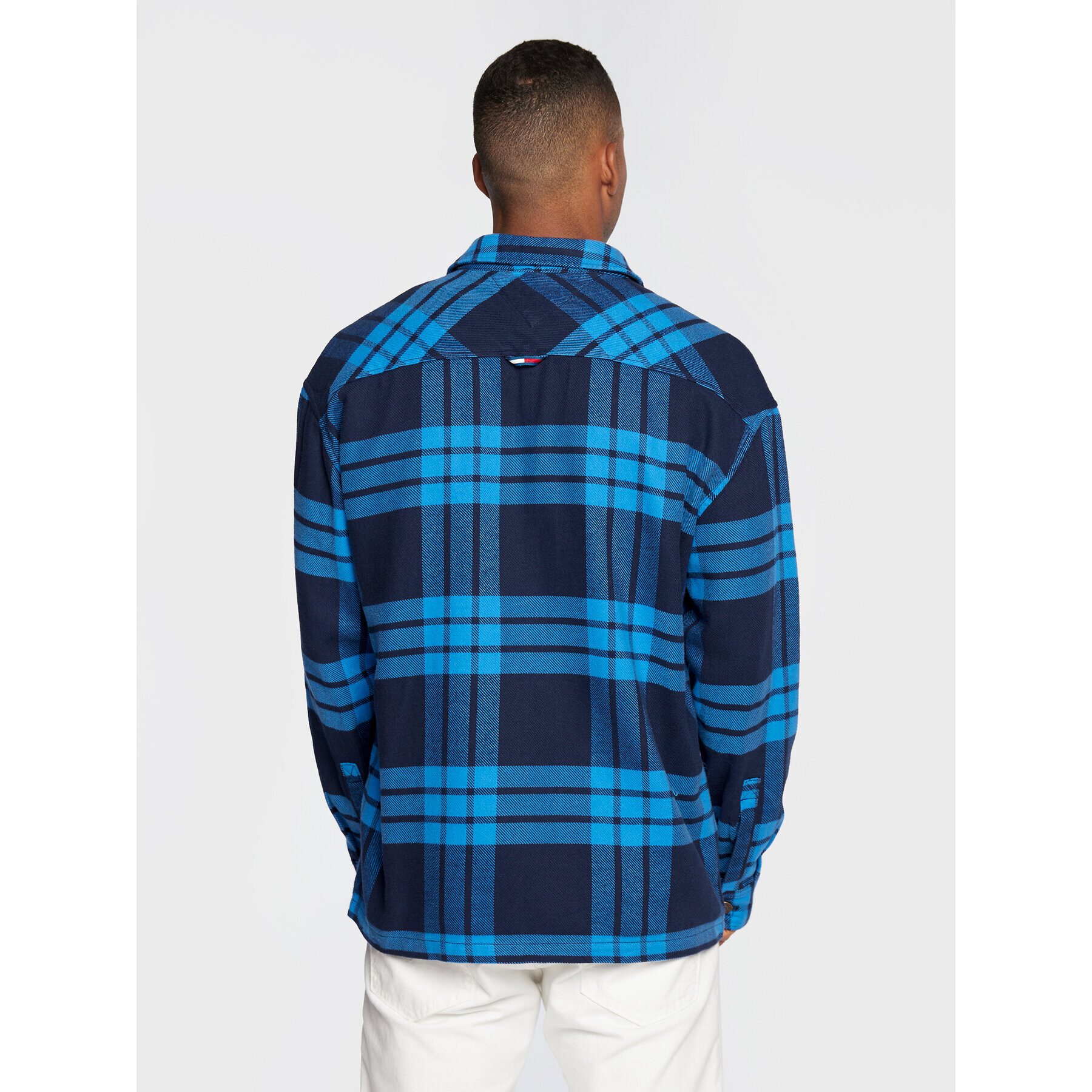 Tommy Jeans Преходно яке Buffalo DM0DM14176 Син Regular Fit - Pepit.bg