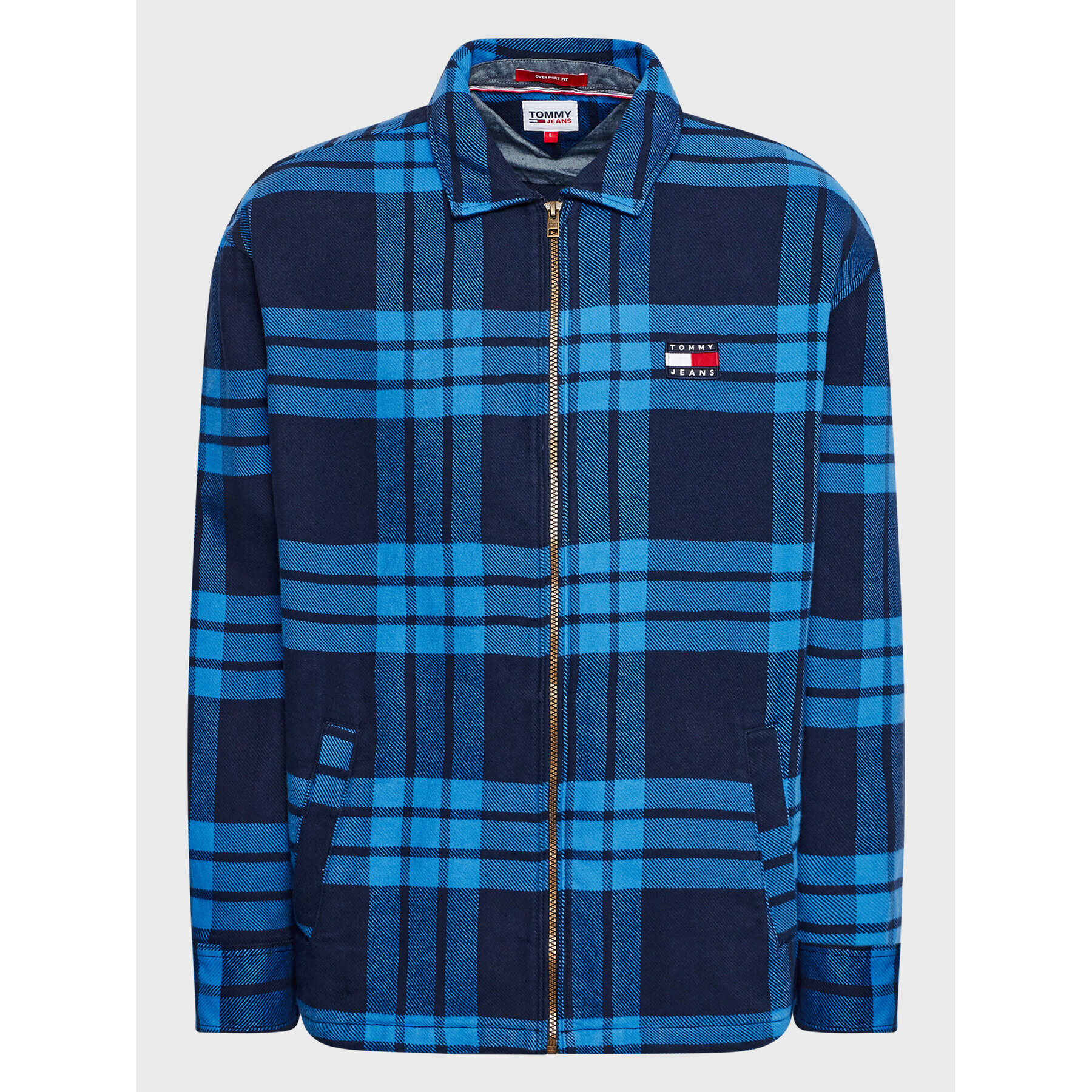 Tommy Jeans Преходно яке Buffalo DM0DM14176 Син Regular Fit - Pepit.bg