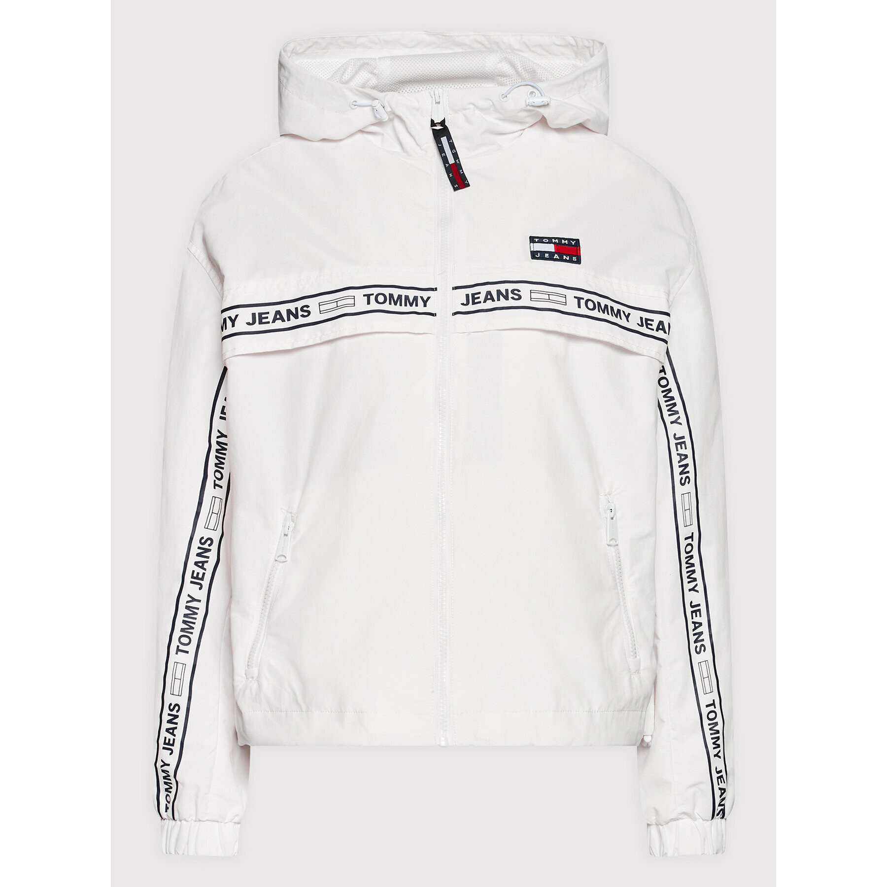 Tommy Jeans Преходно яке Chicago DW0DW13015 Бял Regular Fit - Pepit.bg