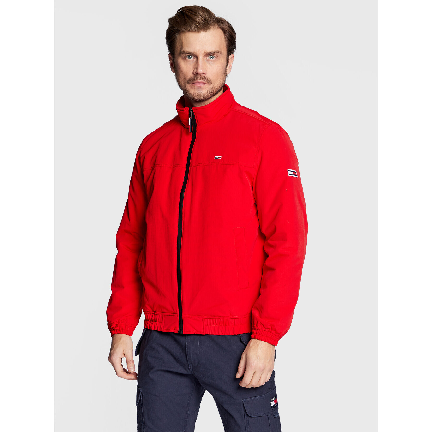 Tommy Jeans Преходно яке DM0DM14454 Червен Regular Fit - Pepit.bg