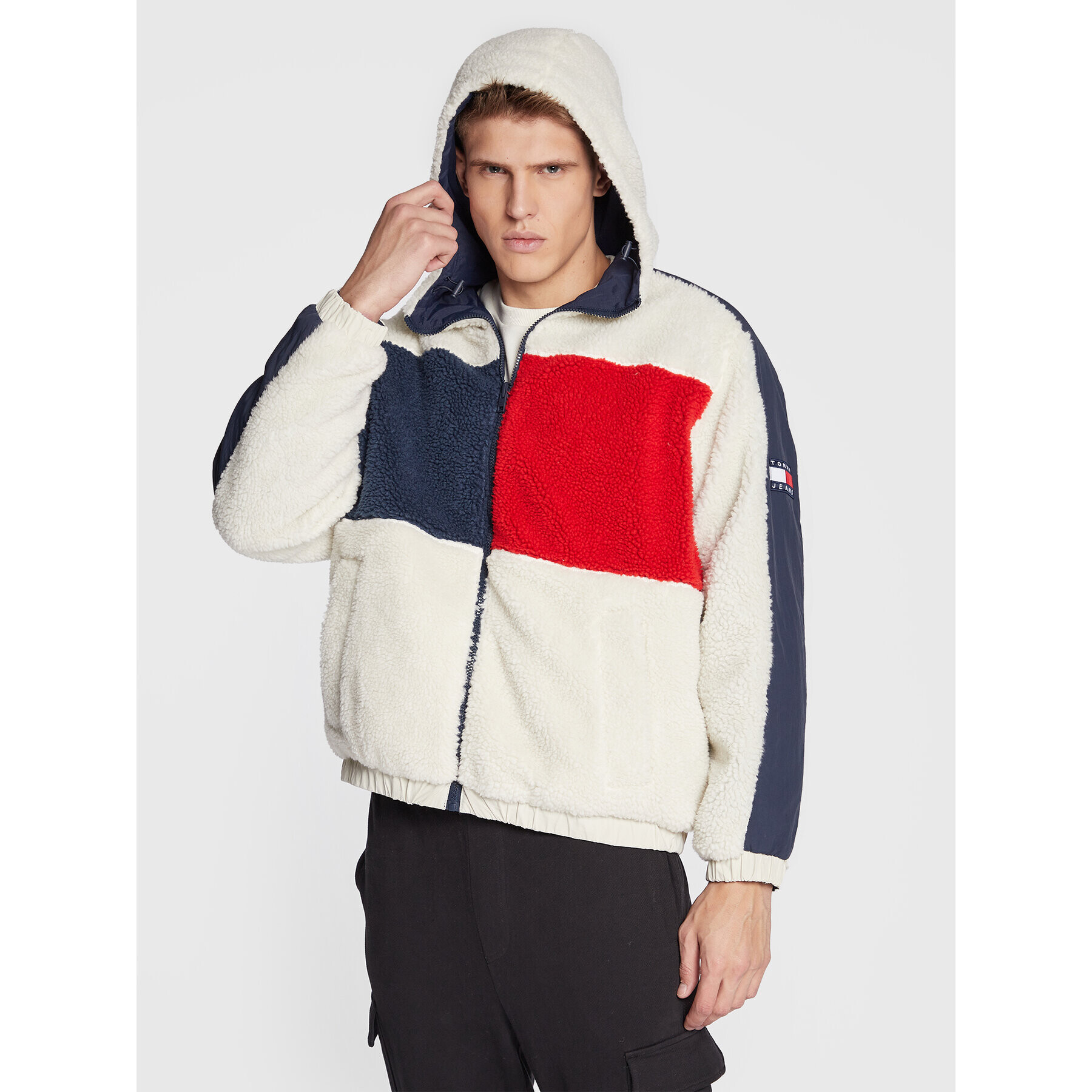 Tommy Jeans Преходно яке DM0DM14455 Тъмносин Relaxed Fit - Pepit.bg