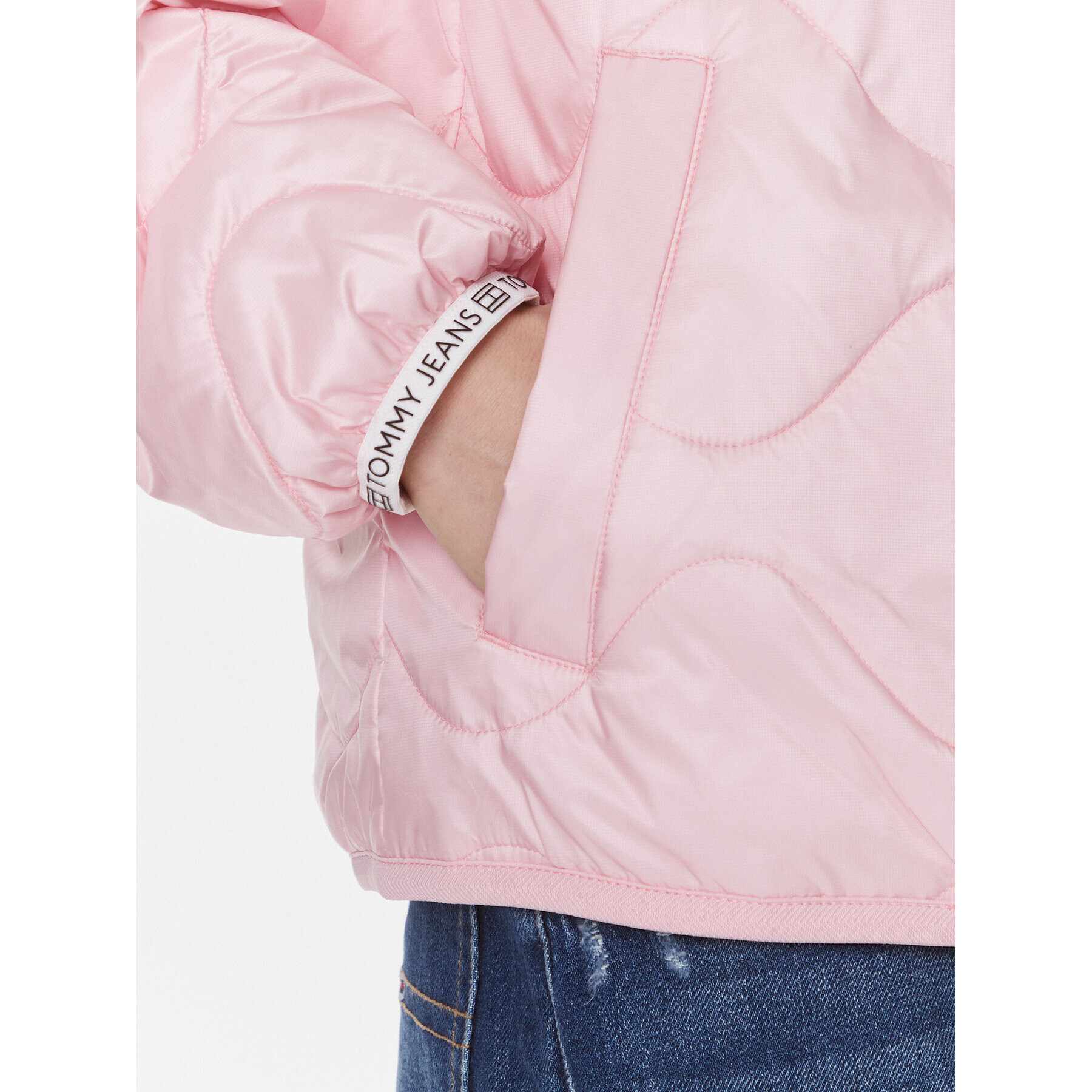 Tommy Jeans Преходно яке DW0DW17242 Розов Regular Fit - Pepit.bg