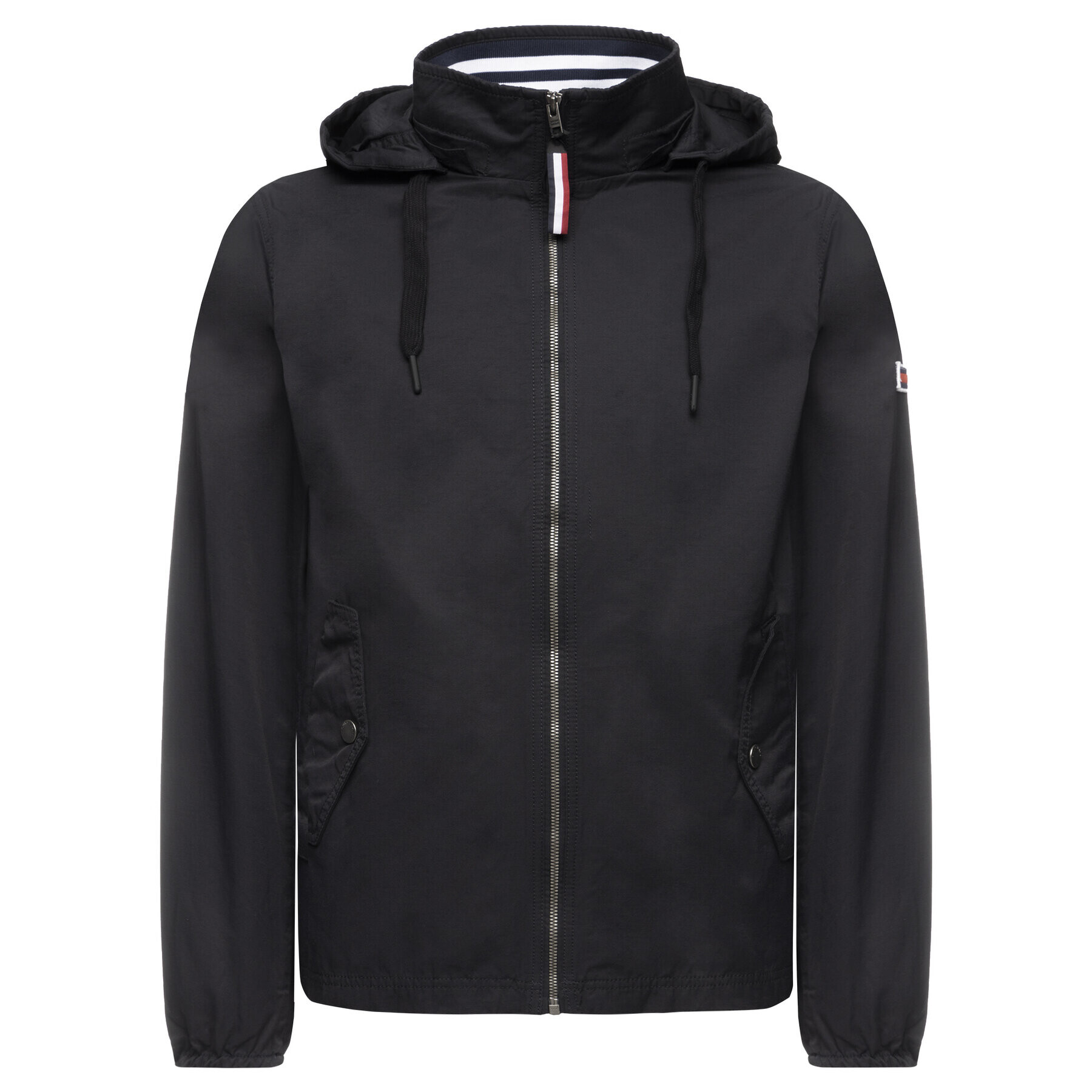 Tommy Jeans Преходно яке Essential DM0DM07579 Черен Regular Fit - Pepit.bg