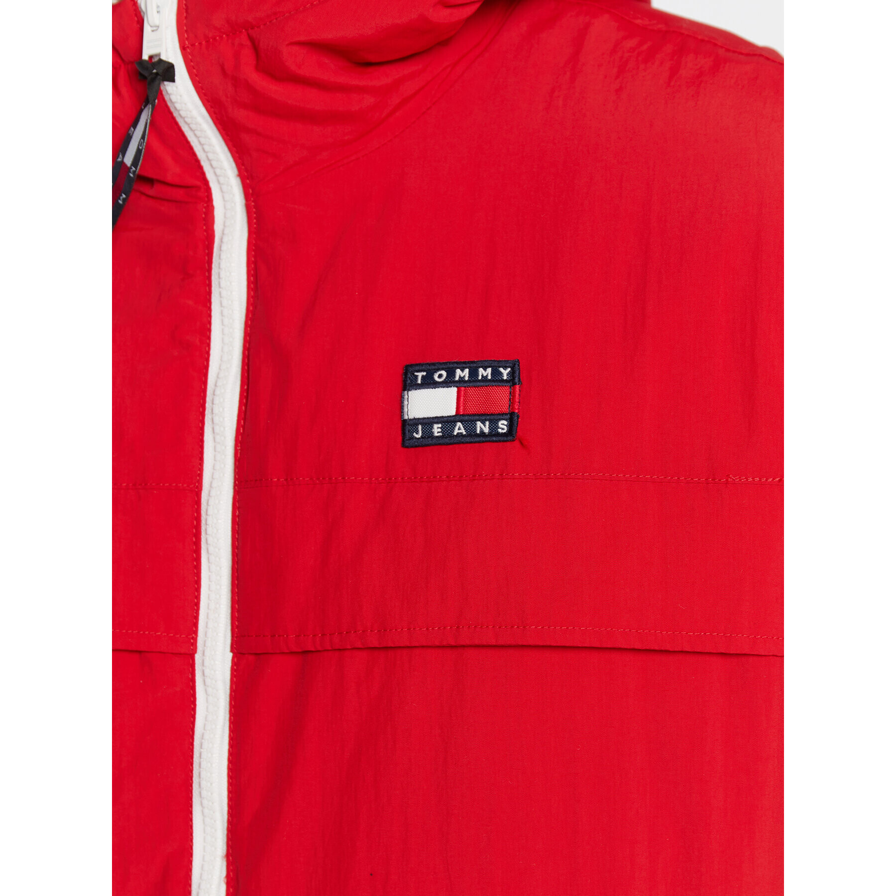 Tommy Jeans Преходно яке Padded Solid Chicago DM0DM14448 Червен Regular Fit - Pepit.bg
