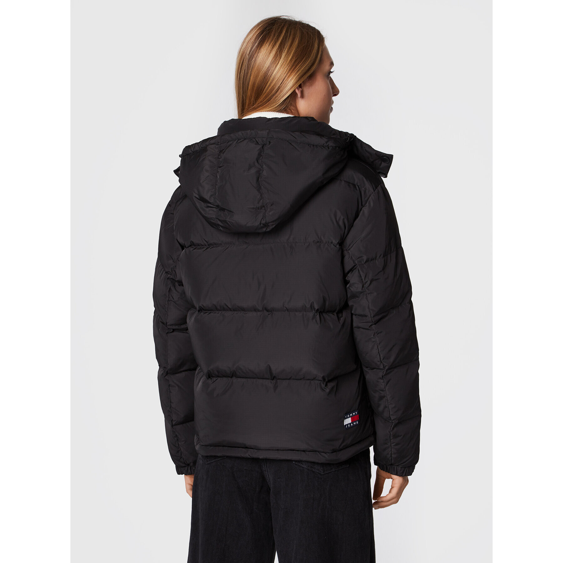 Tommy Jeans Пухено яке Alaska DW0DW14661 Черен Regular Fit - Pepit.bg