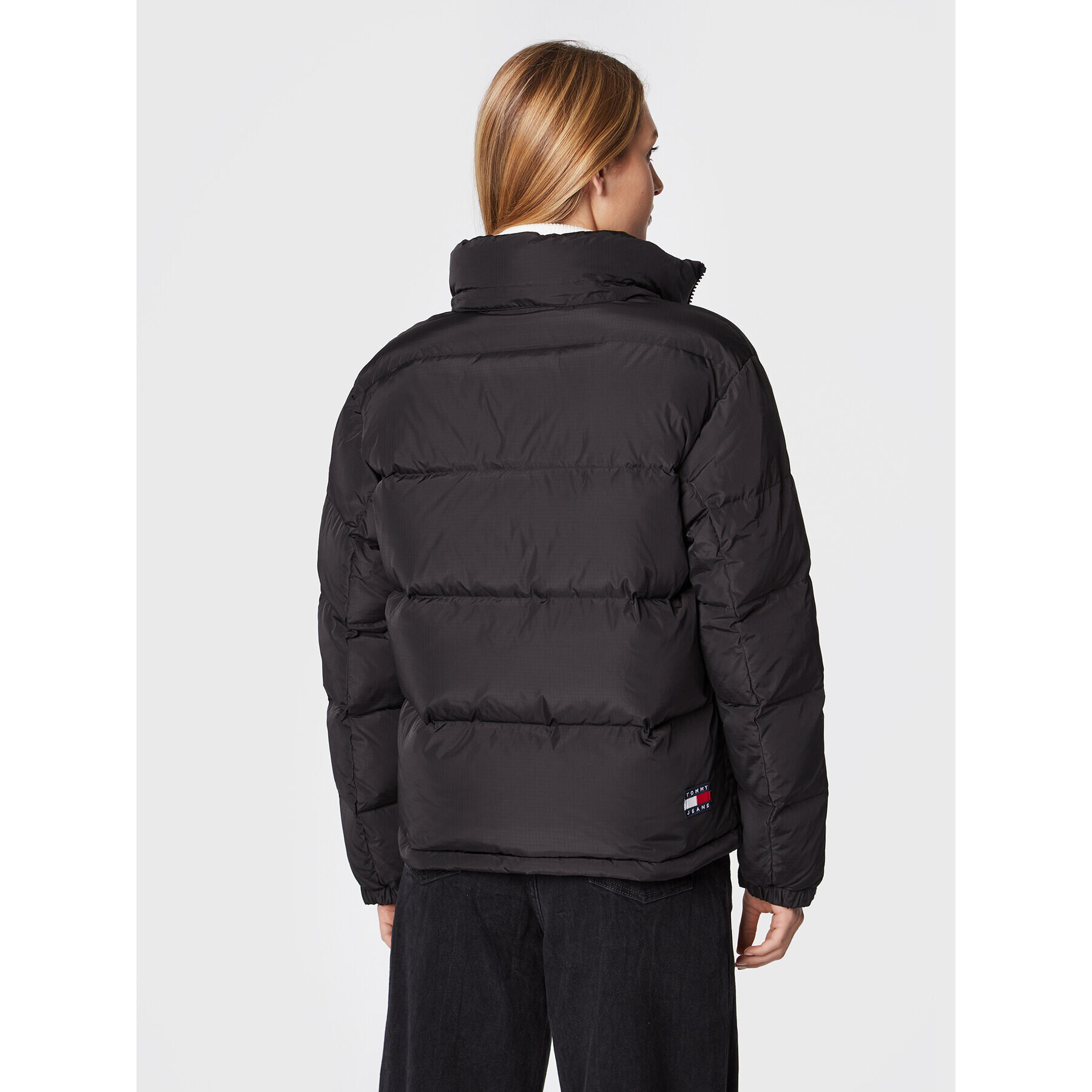 Tommy Jeans Пухено яке Alaska DW0DW14661 Черен Regular Fit - Pepit.bg