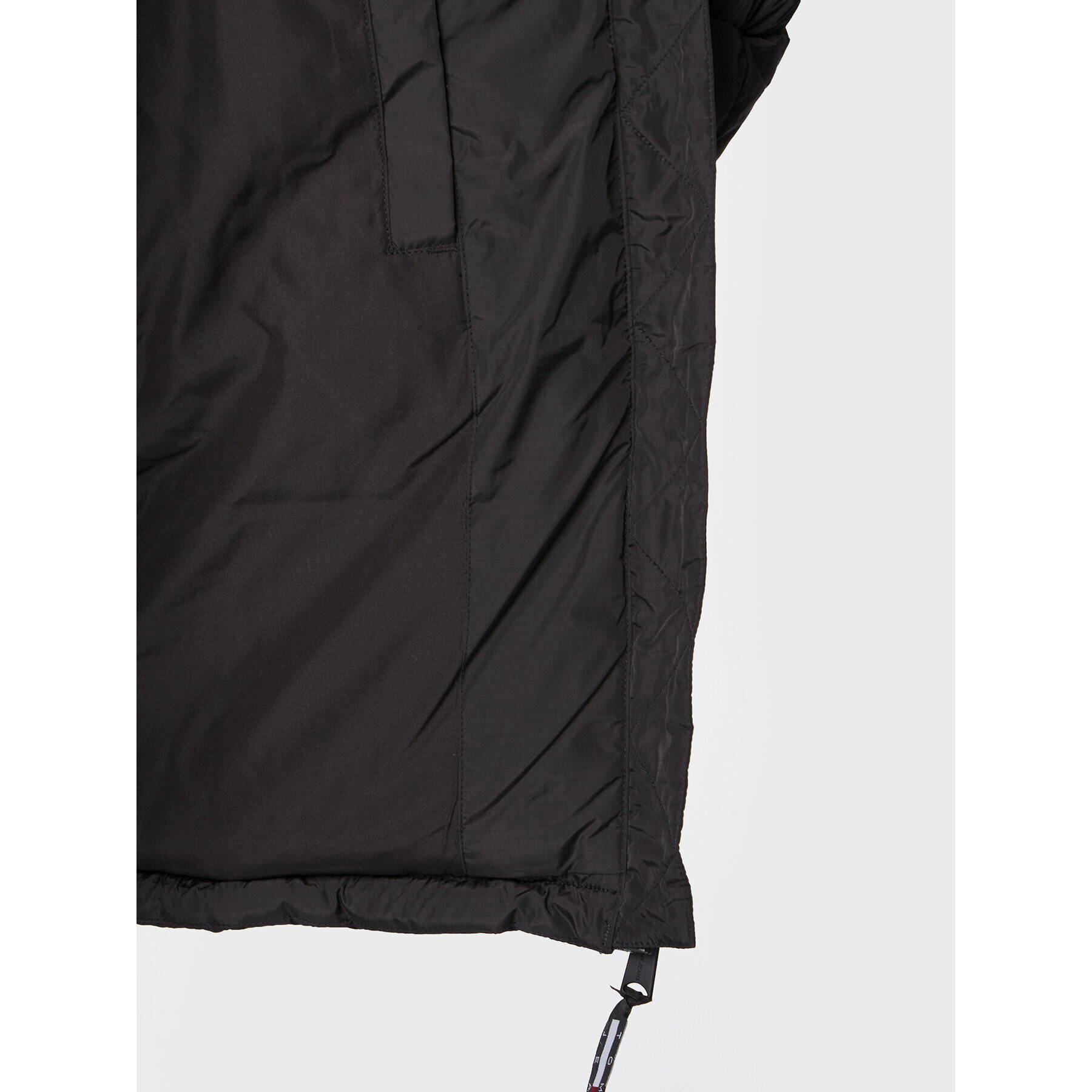 Tommy Jeans Пухено яке Alaska DW0DW14661 Черен Regular Fit - Pepit.bg