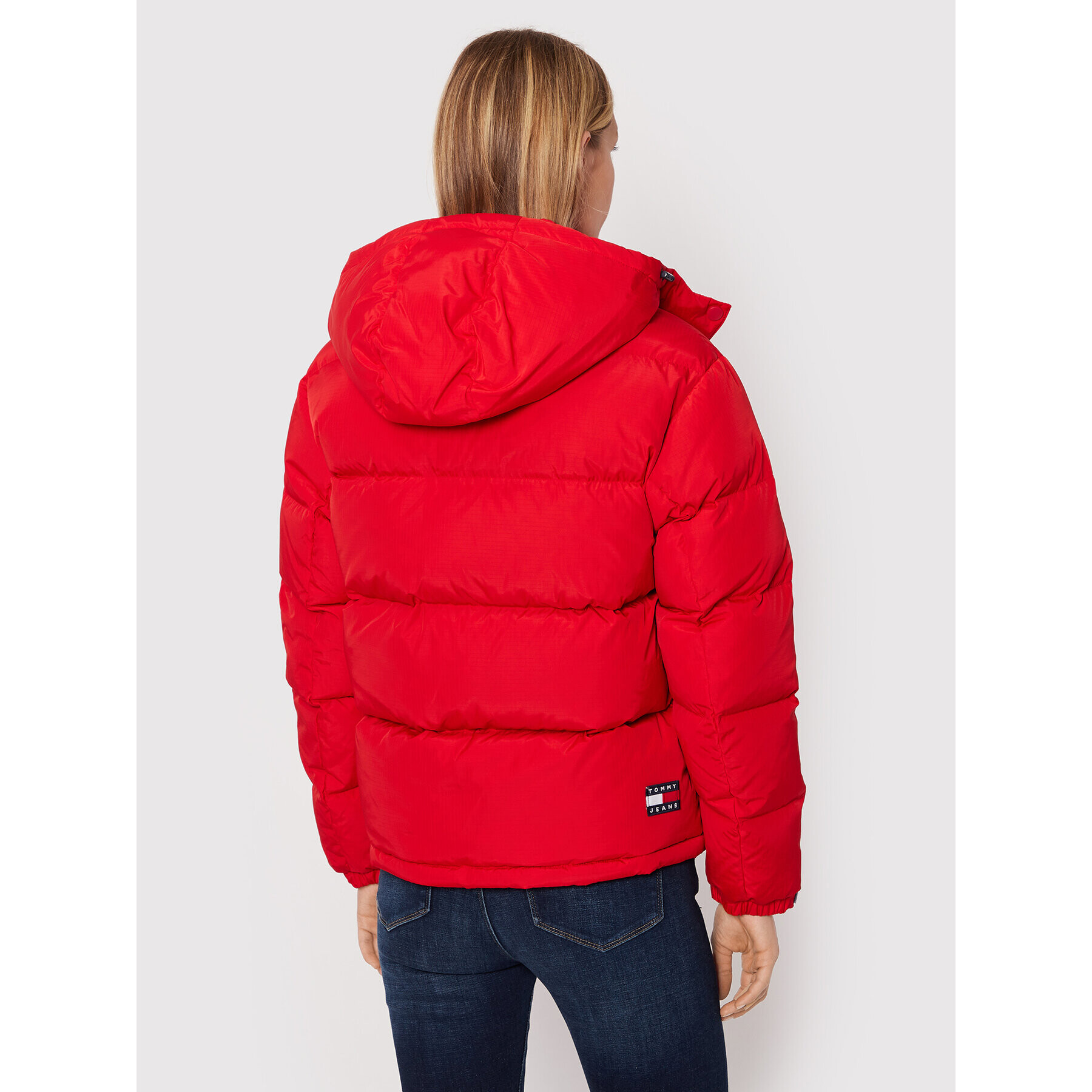 Tommy Jeans Пухено яке Alaska DW0DW14661 Червен Regular Fit - Pepit.bg