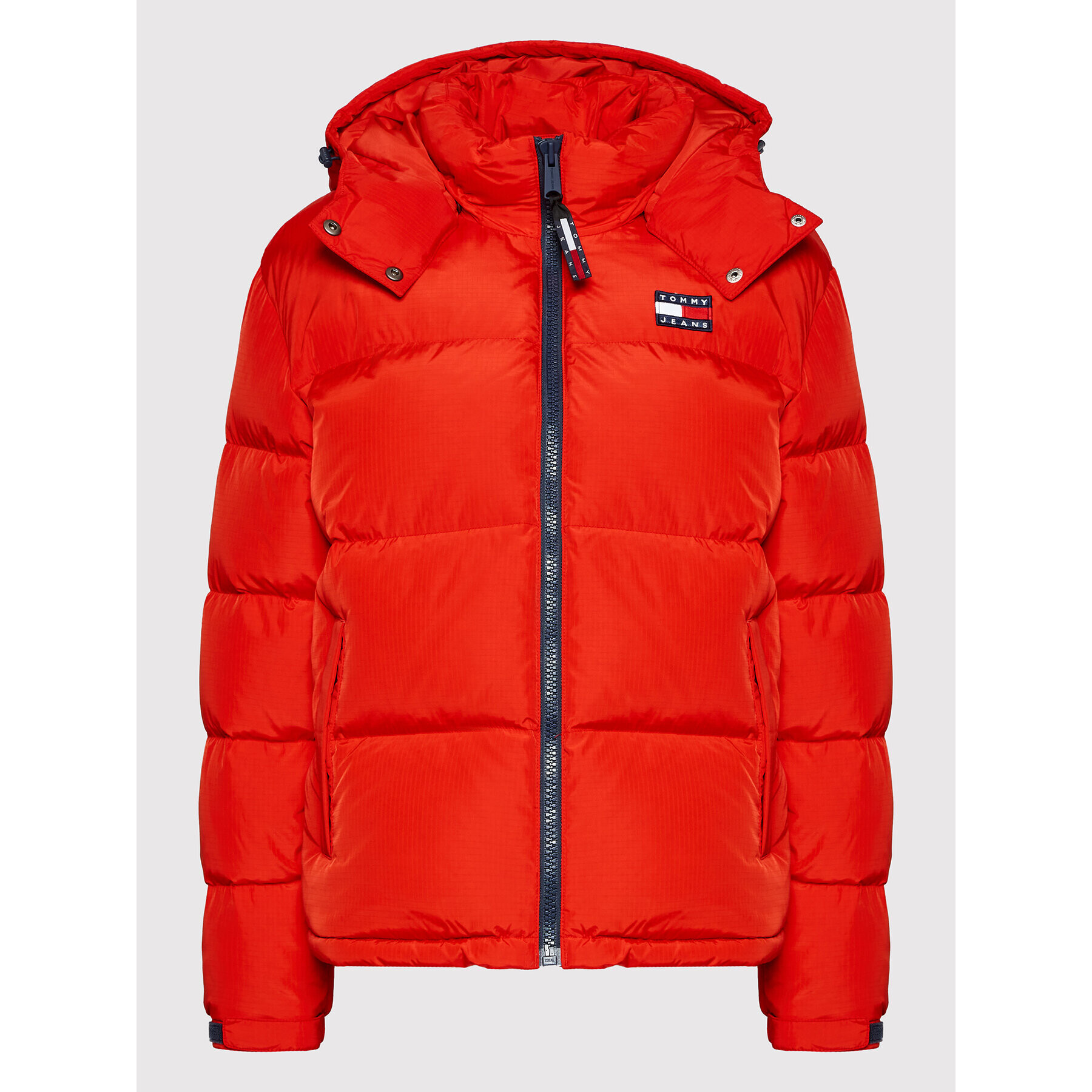 Tommy Jeans Пухено яке Alaska DW0DW14661 Червен Regular Fit - Pepit.bg